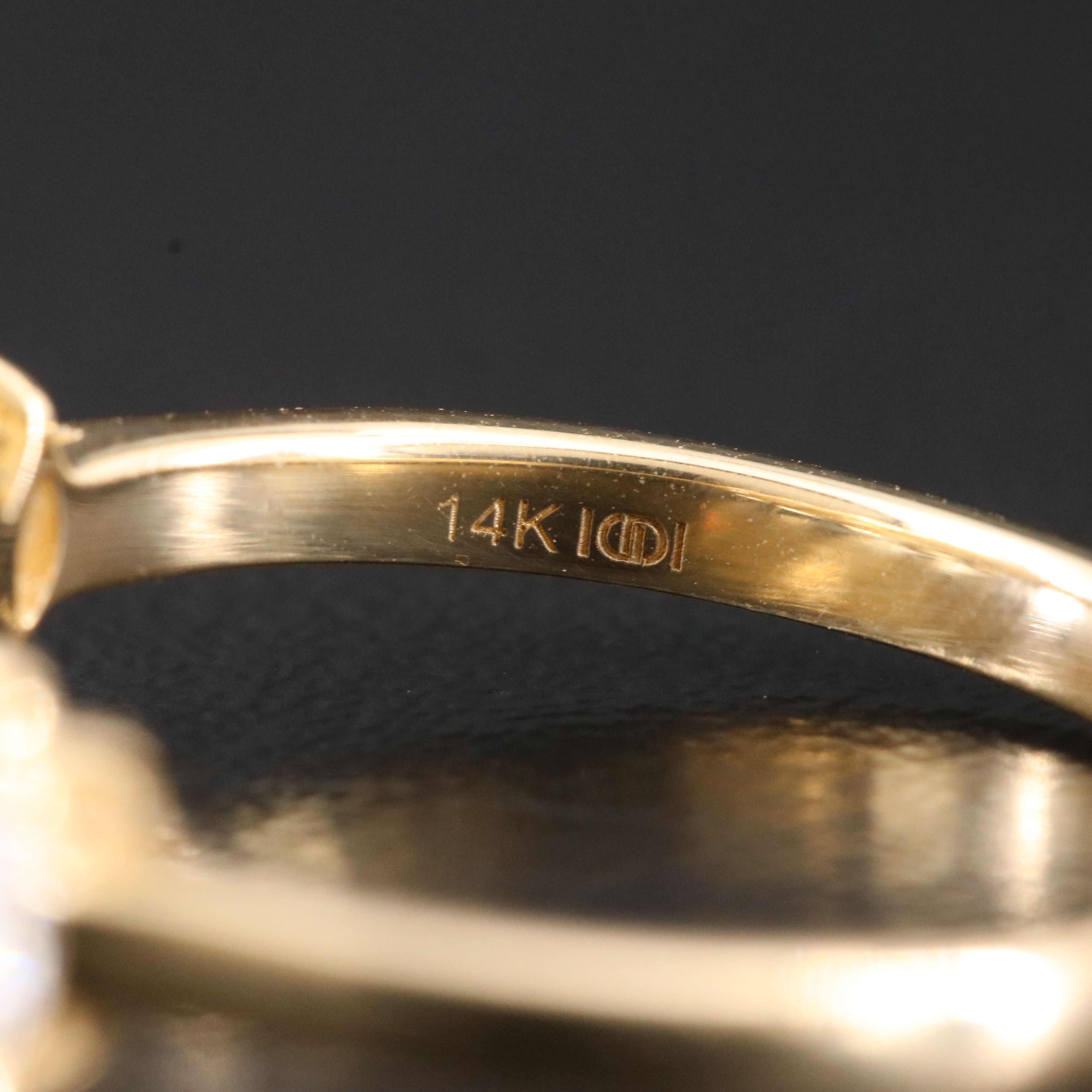 14K 1.21 CTW Lab Grown Diamond Pyramid Ring