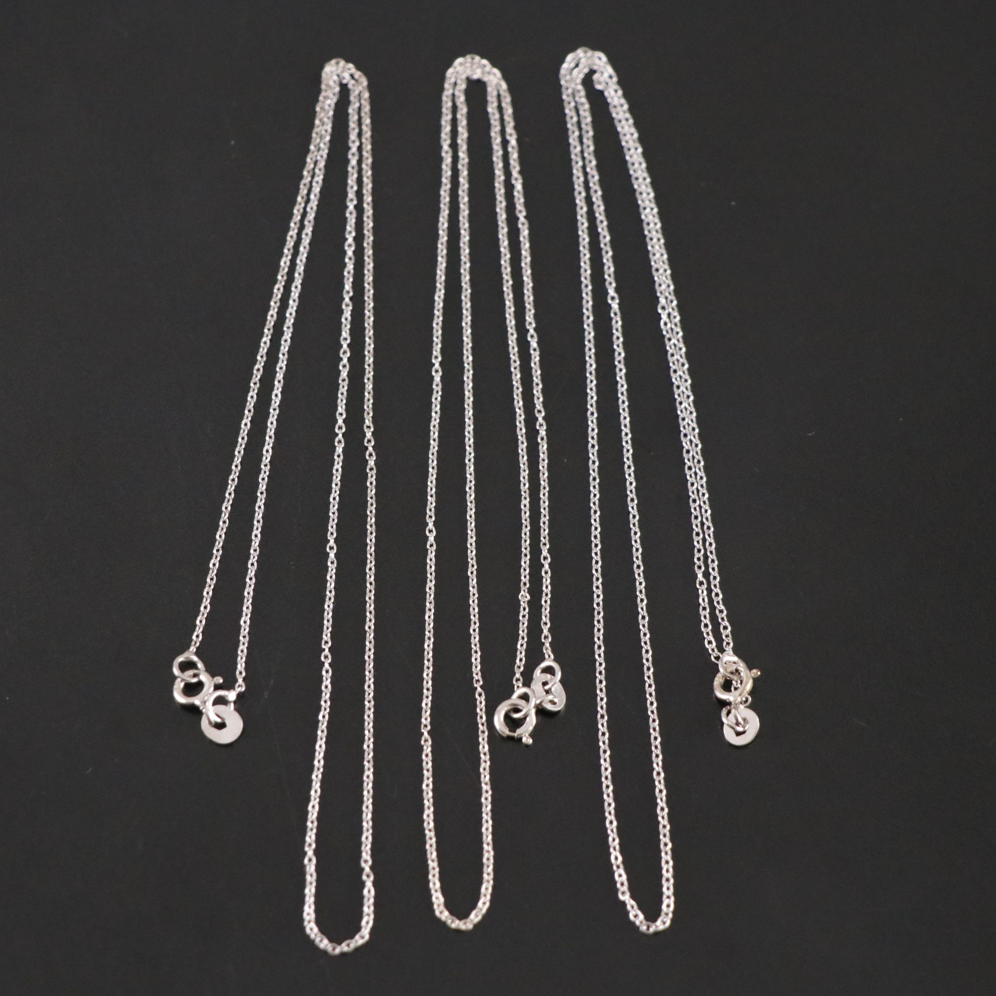 14 Assorted Sterling Silver Rings, Necklaces and Earrings