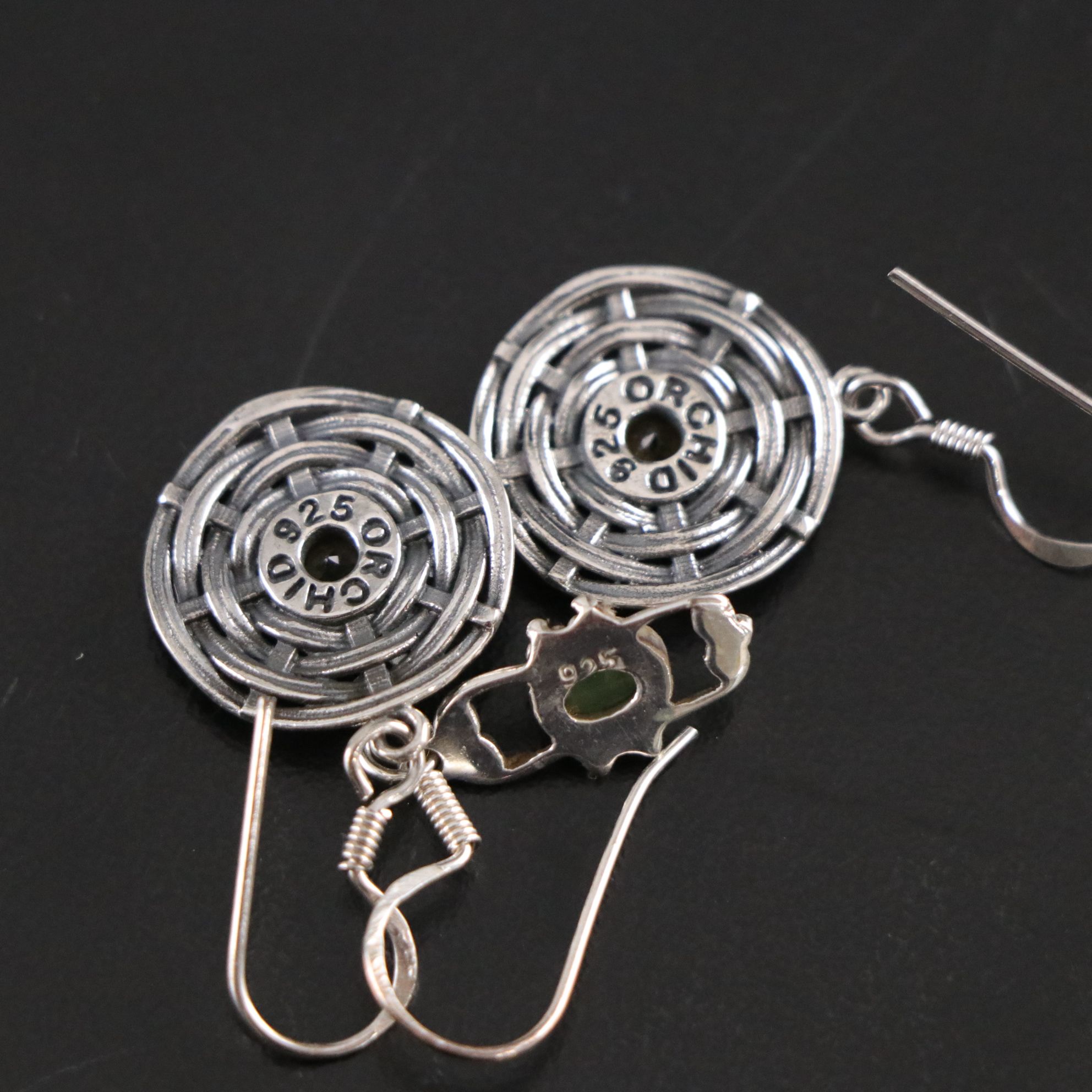 14 Assorted Sterling Silver Rings, Necklaces and Earrings