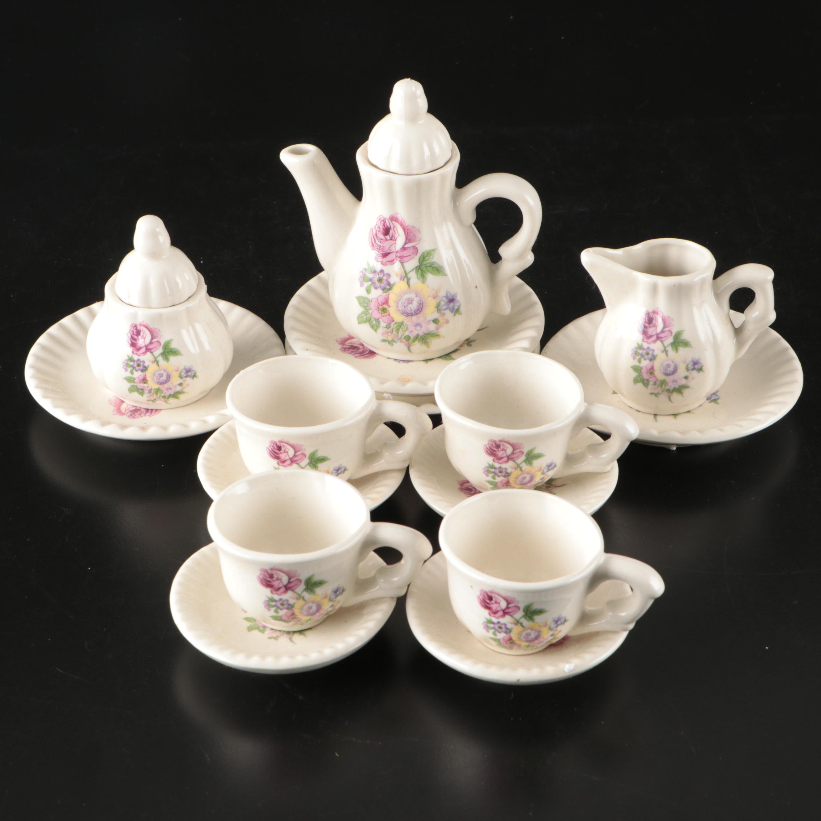 Summco Toy China Tea Set, Late 20th Century