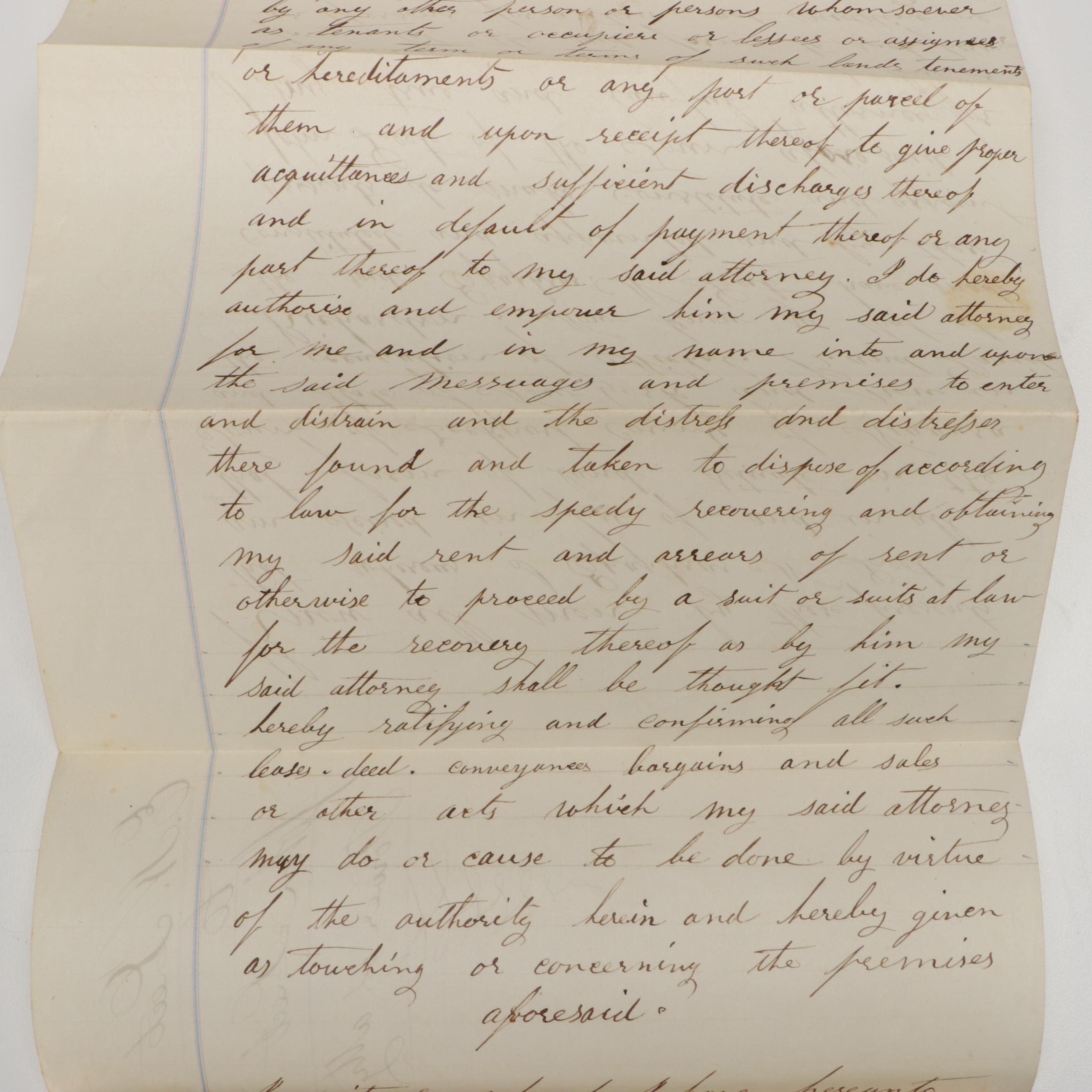 Lockport Banking Checks with Document and Bill of Sale, Late 19th/Early 20th C.