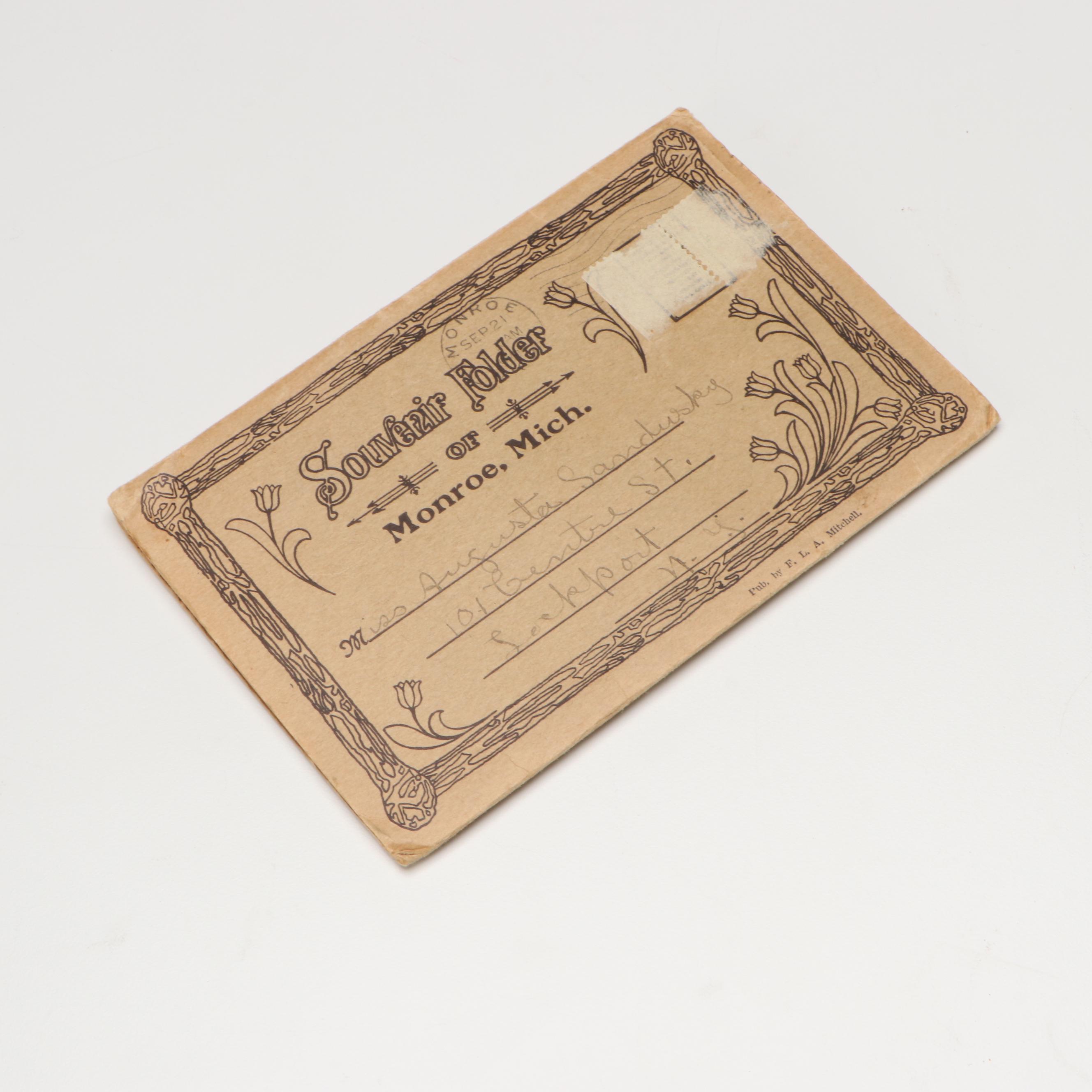 Lockport Banking Checks with Document and Bill of Sale, Late 19th/Early 20th C.