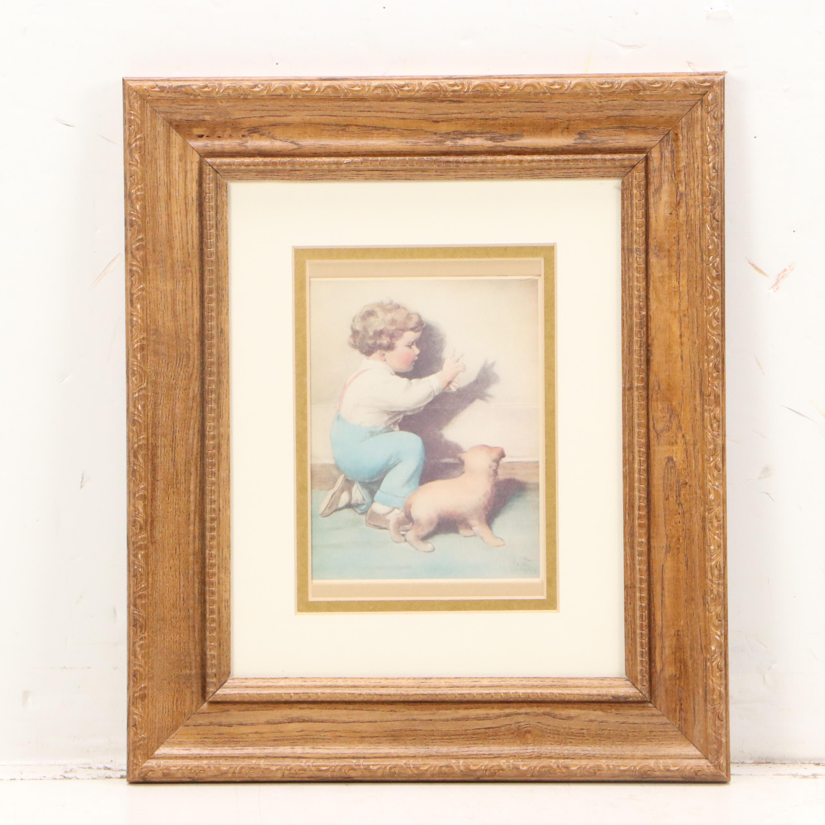 Collection of Offset Lithographs of Children After Bessie Pease Gutmann, 20th C.