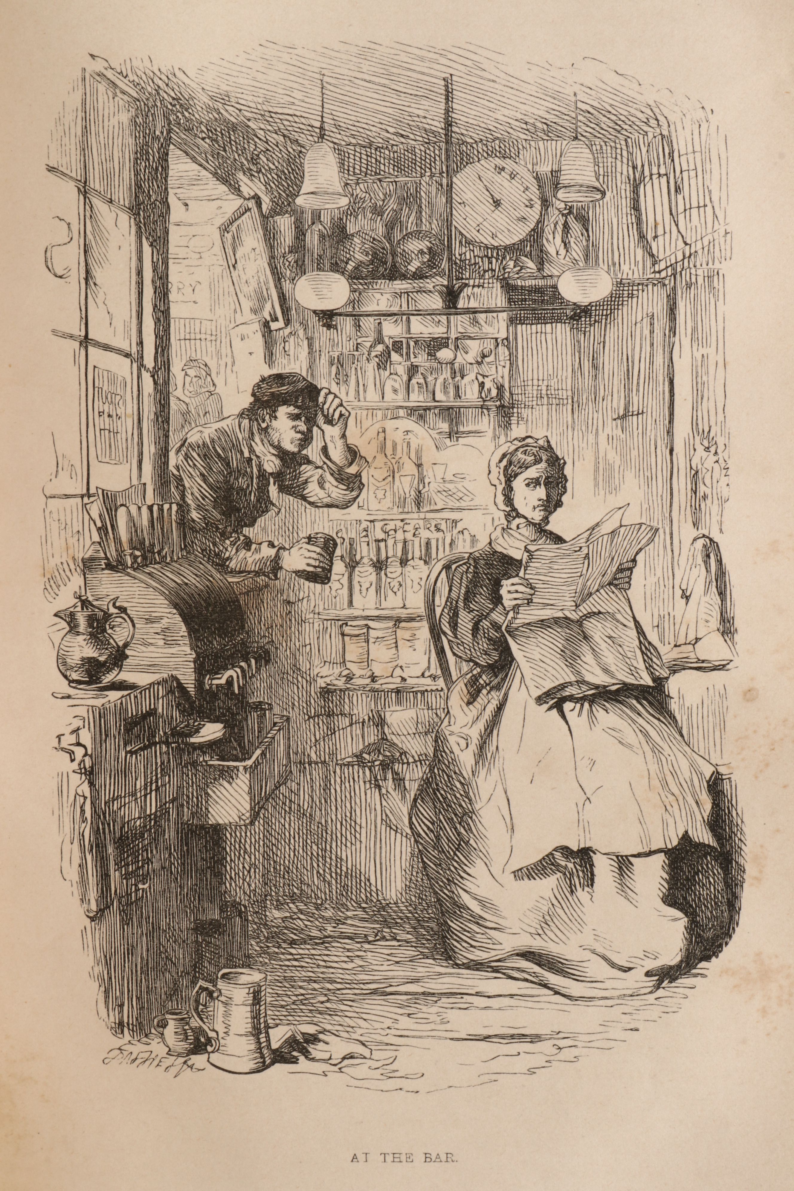 First Edition "Our Mutual Friend" Two-Volume Set by Charles Dickens, 1865