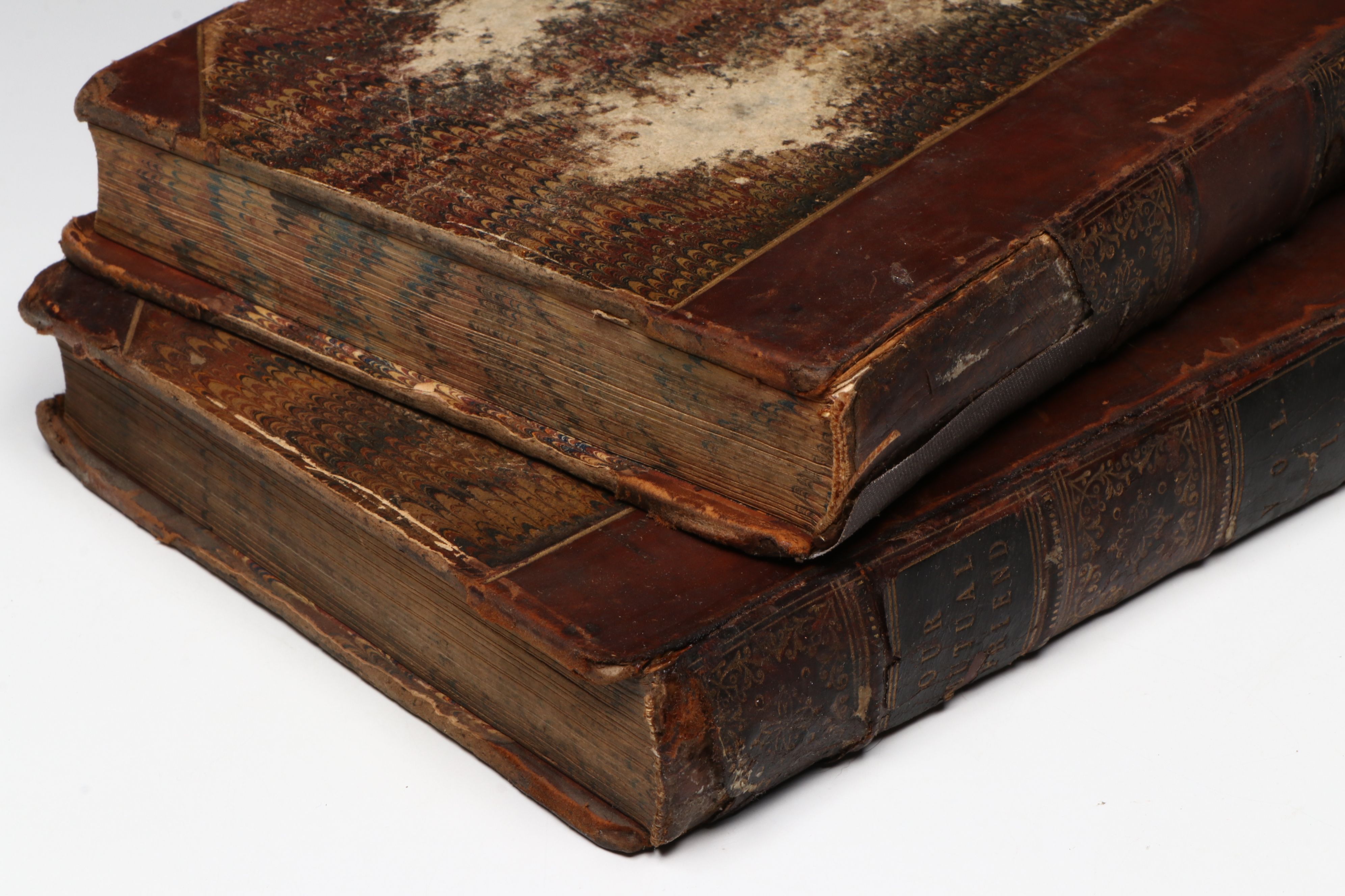 First Edition "Our Mutual Friend" Two-Volume Set by Charles Dickens, 1865