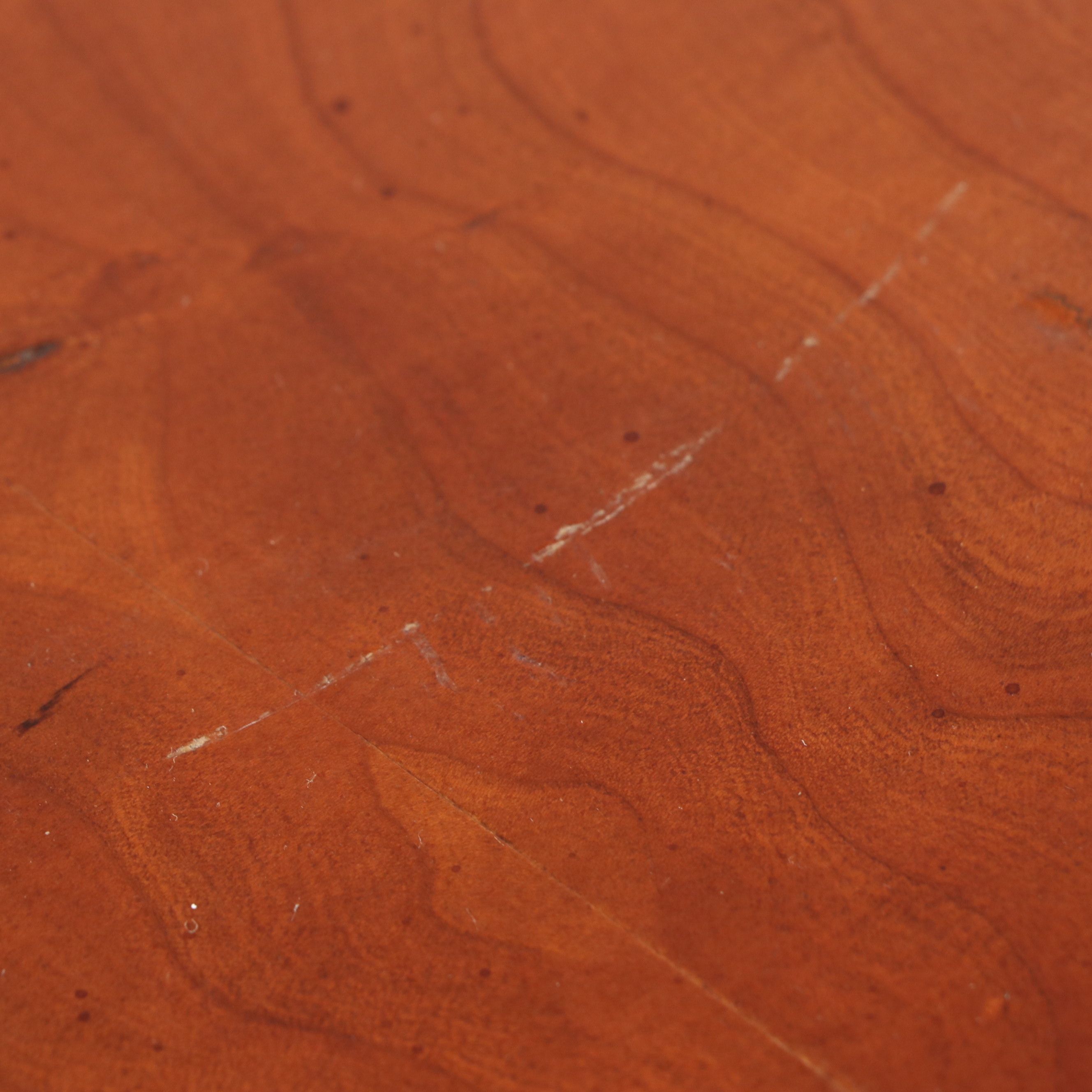 Neoclassical Style Wooden Demilune Cabinet