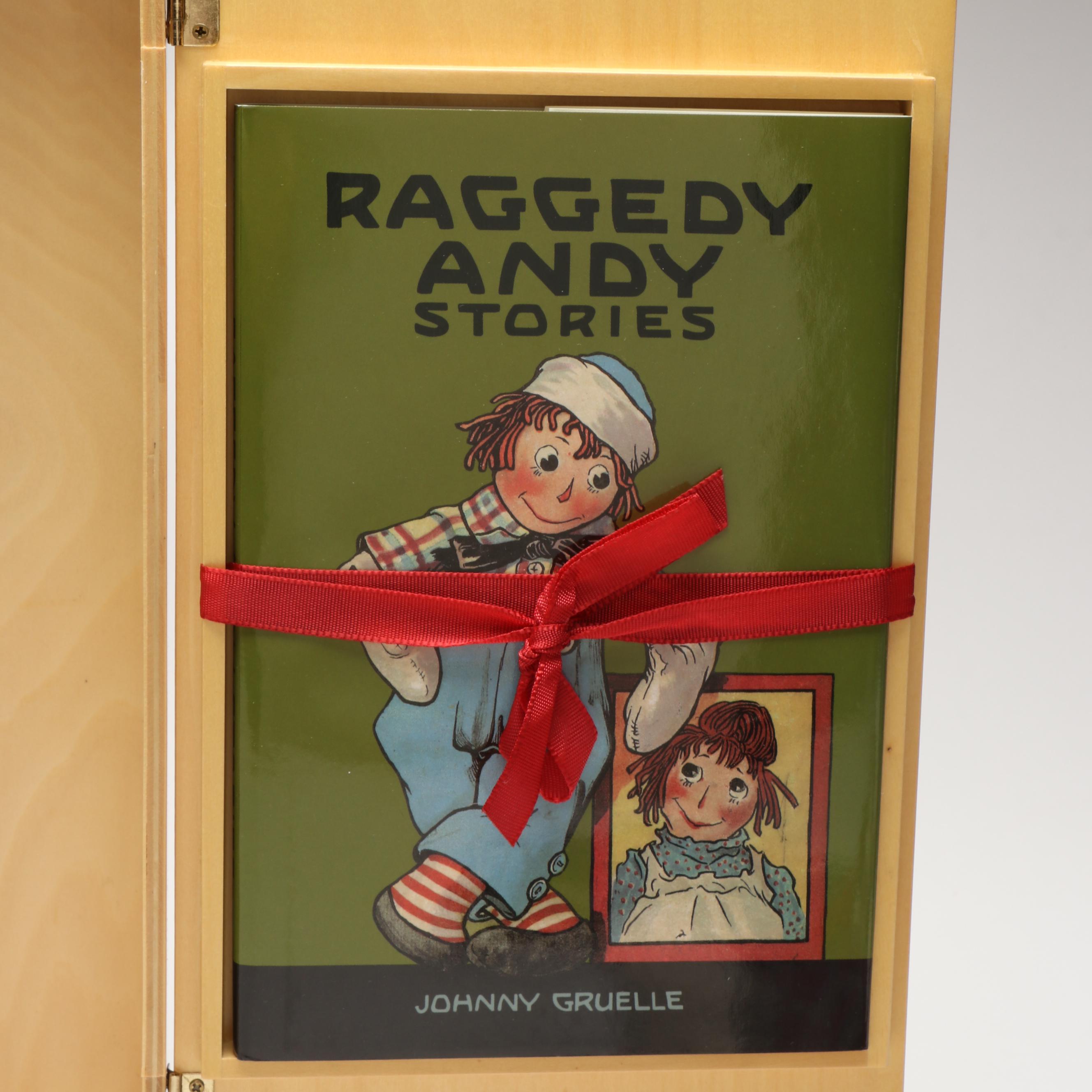 Reproduction Volland Raggedy Ann Dolls with Books