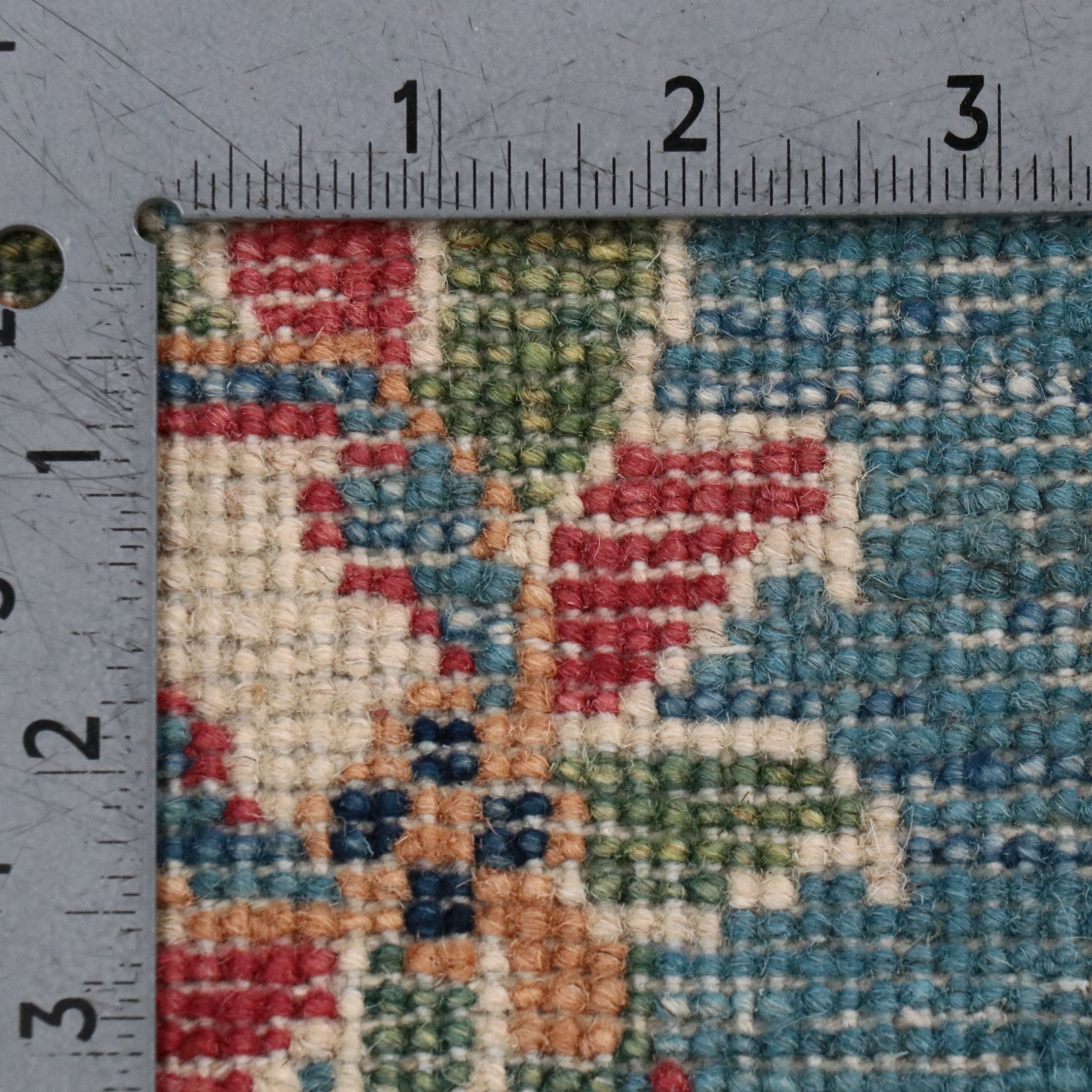 3'11 x 6' Hand-Knotted Pakistani Kazak Area Rug