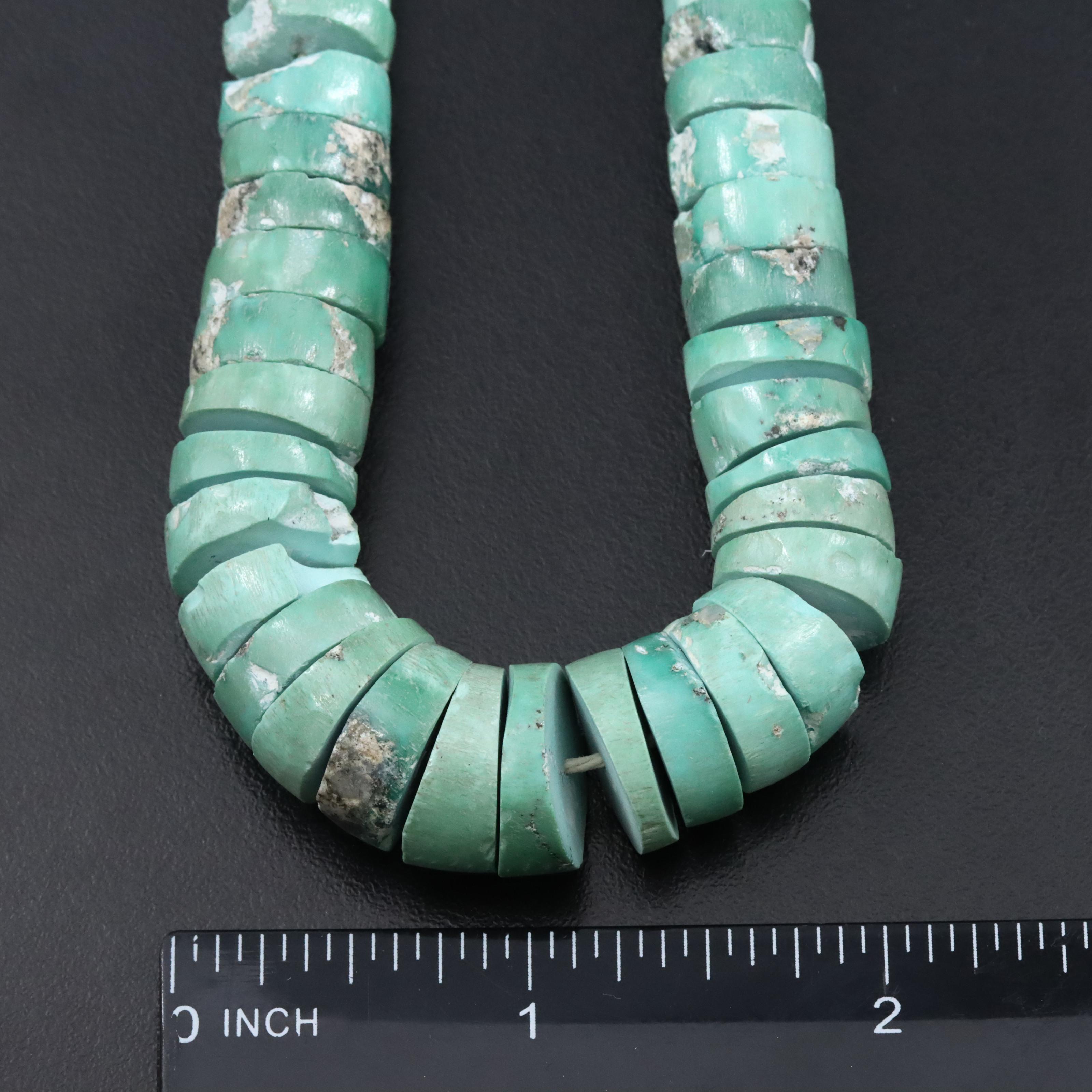 Green Turquoise Graduated Necklace