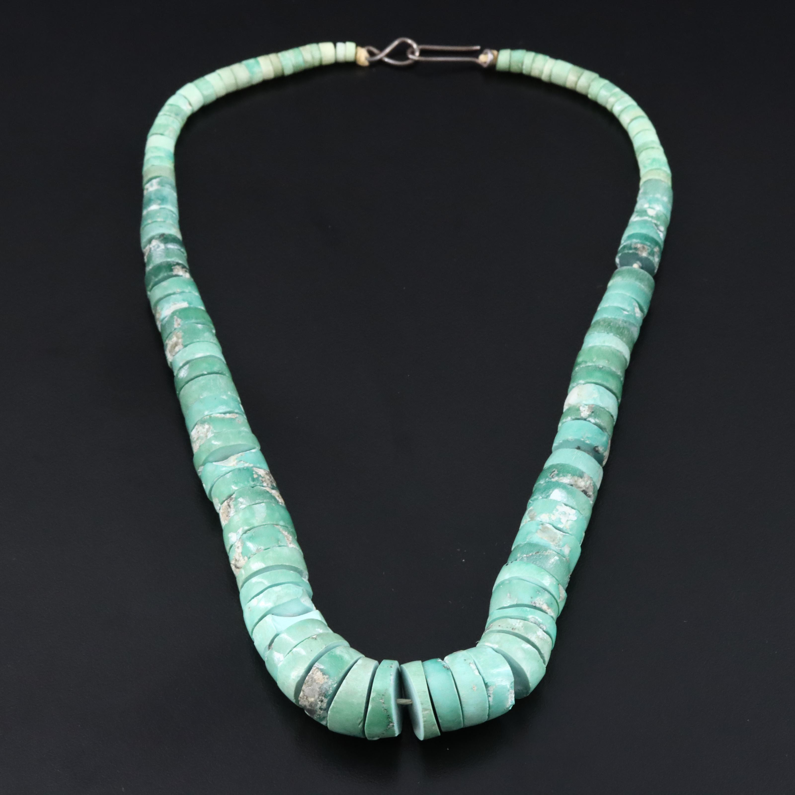 Green Turquoise Graduated Necklace