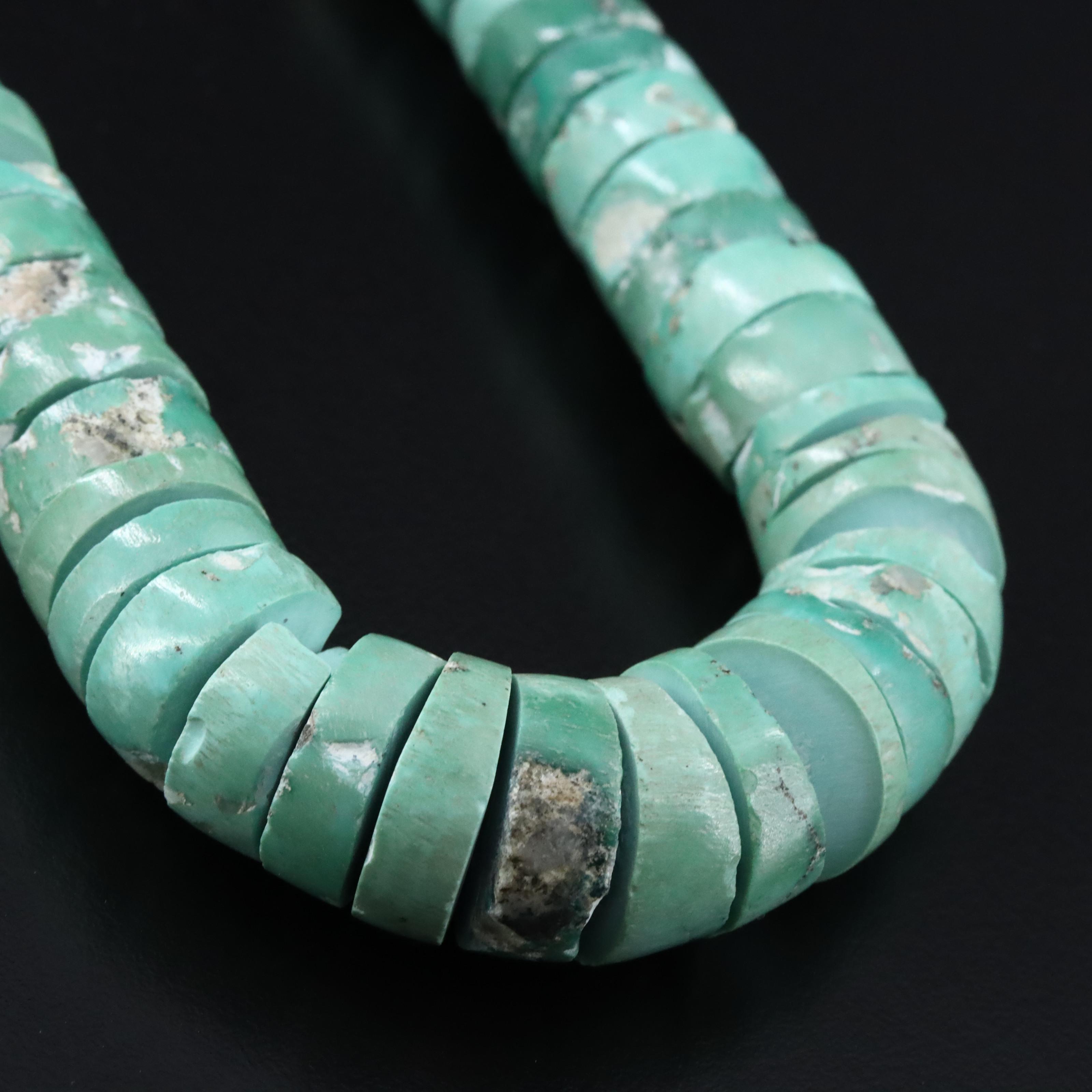 Green Turquoise Graduated Necklace