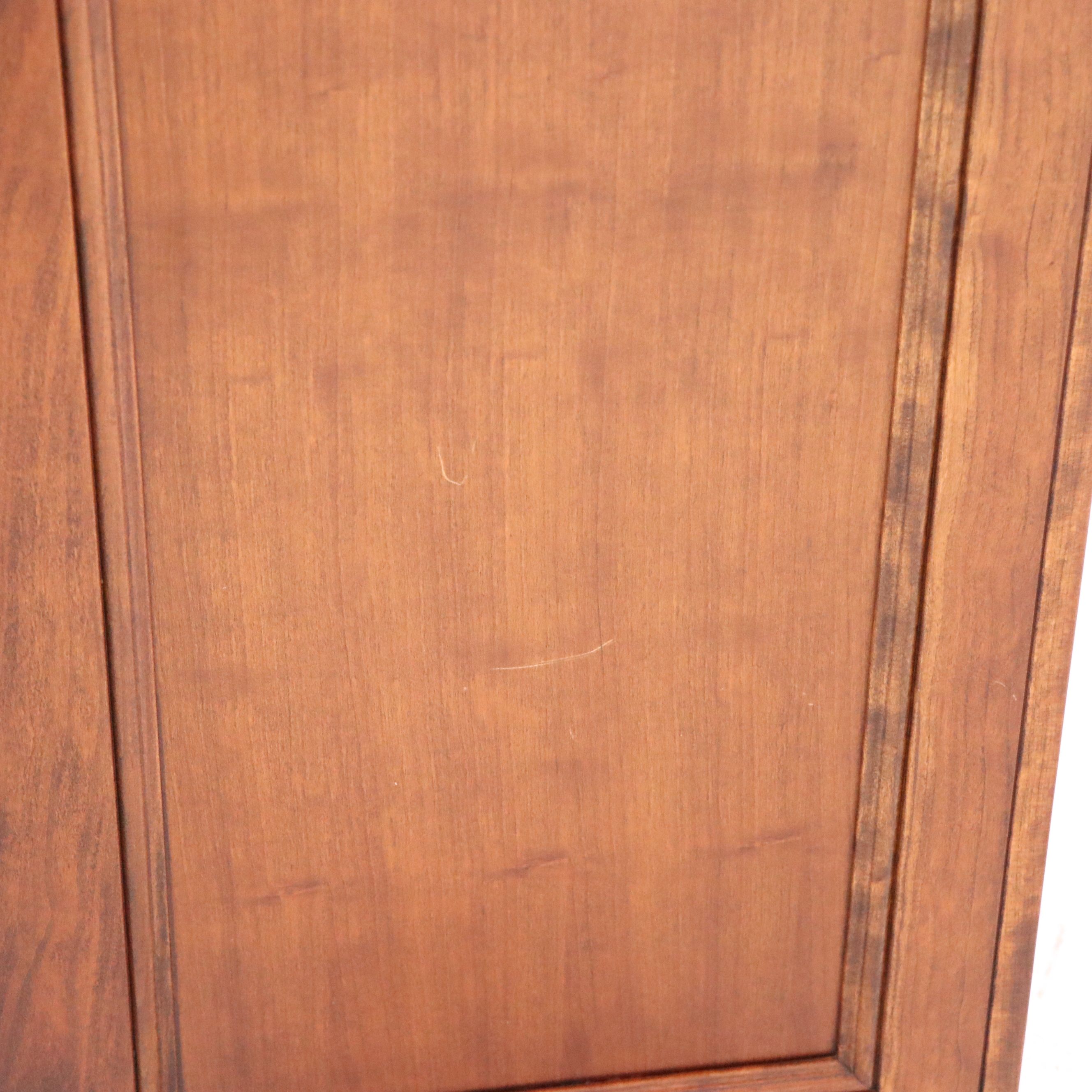 Ralph Lauren Home Georgian Style Mahogany Finish Buffet with Wooden Trays