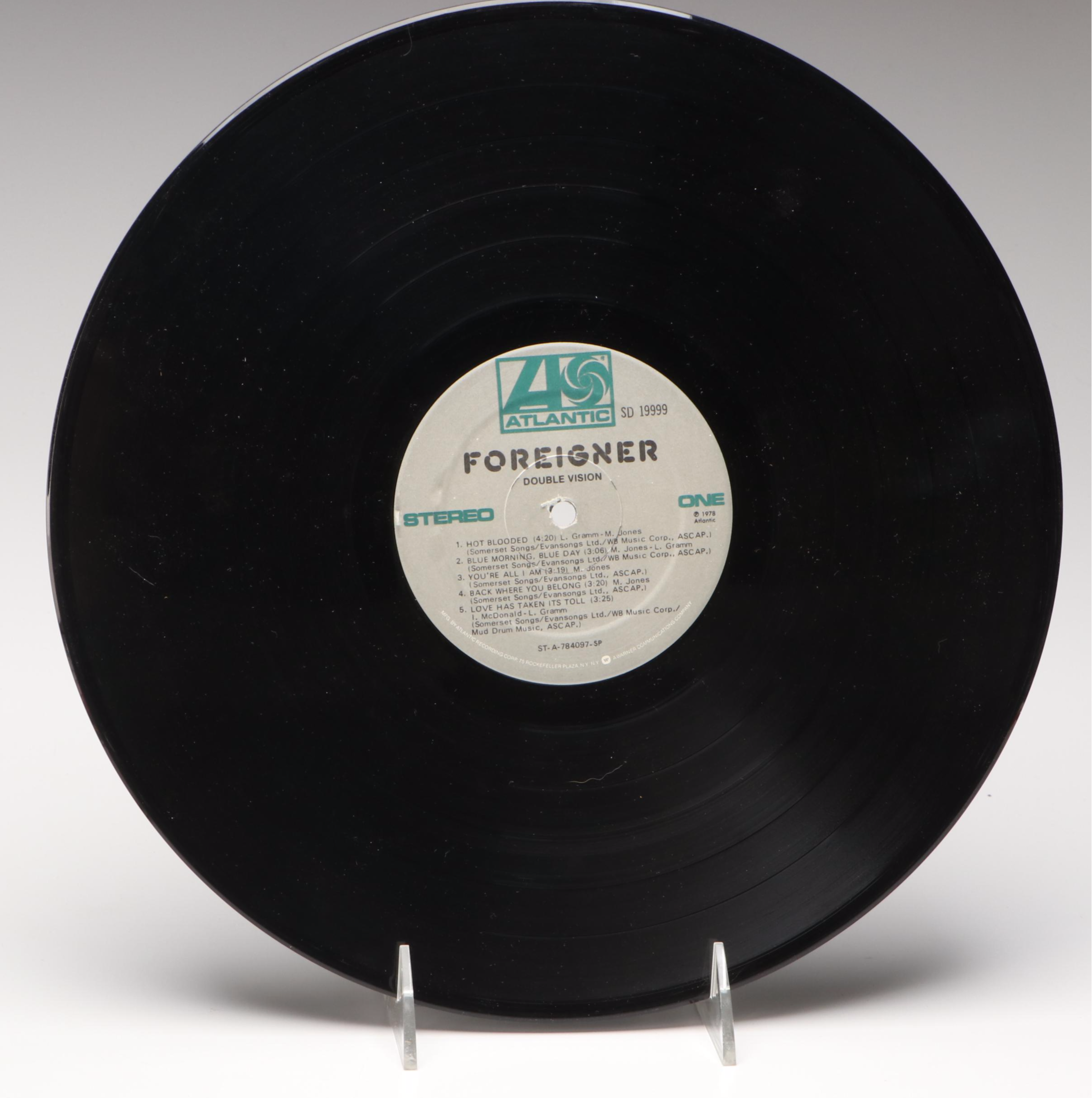 Lou Gramm Signed Foreigner "Double Vision", "4" and More Vinyl Records