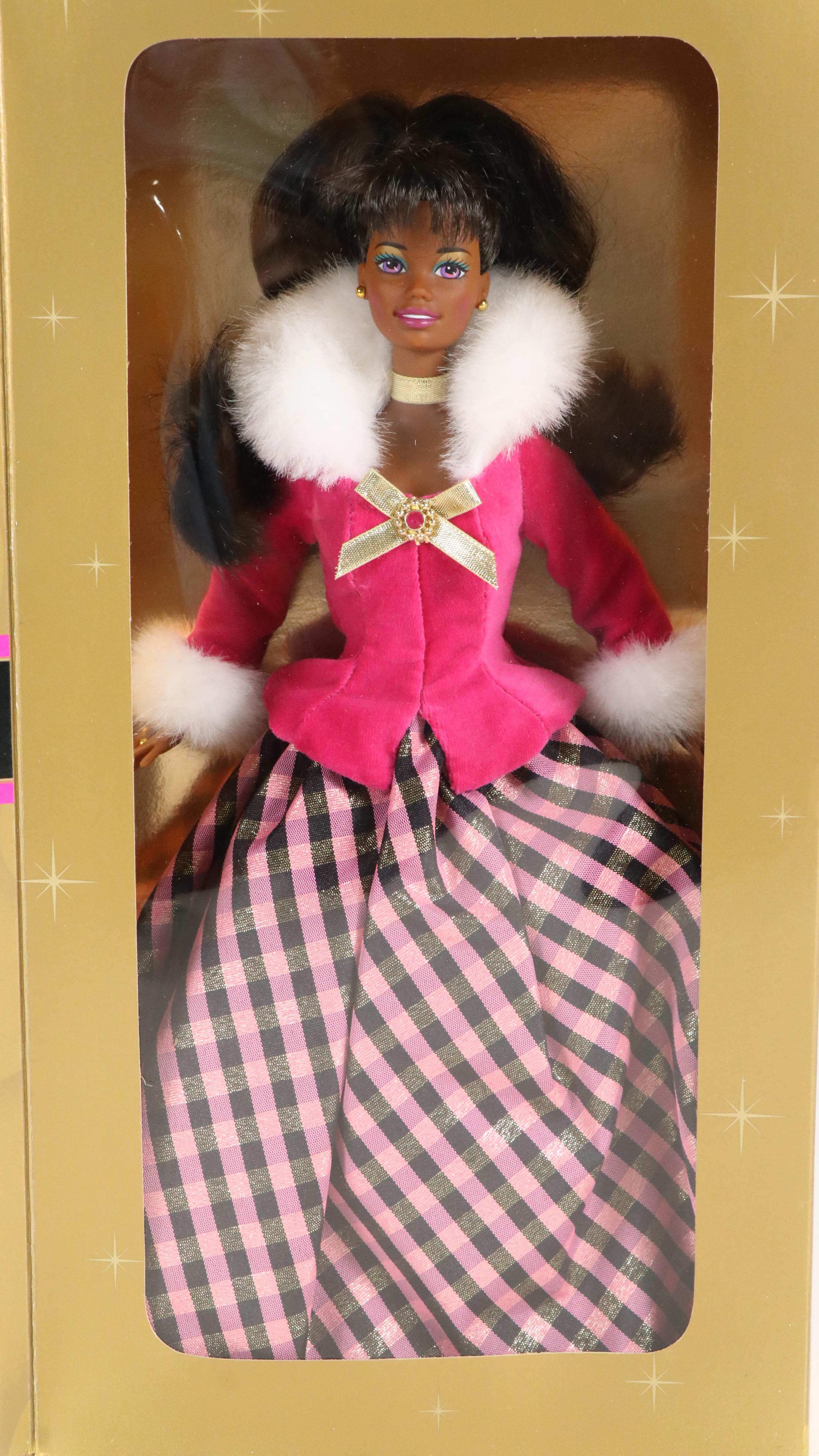 Mattel "Asha" Doll with Barbie and Ken Dolls