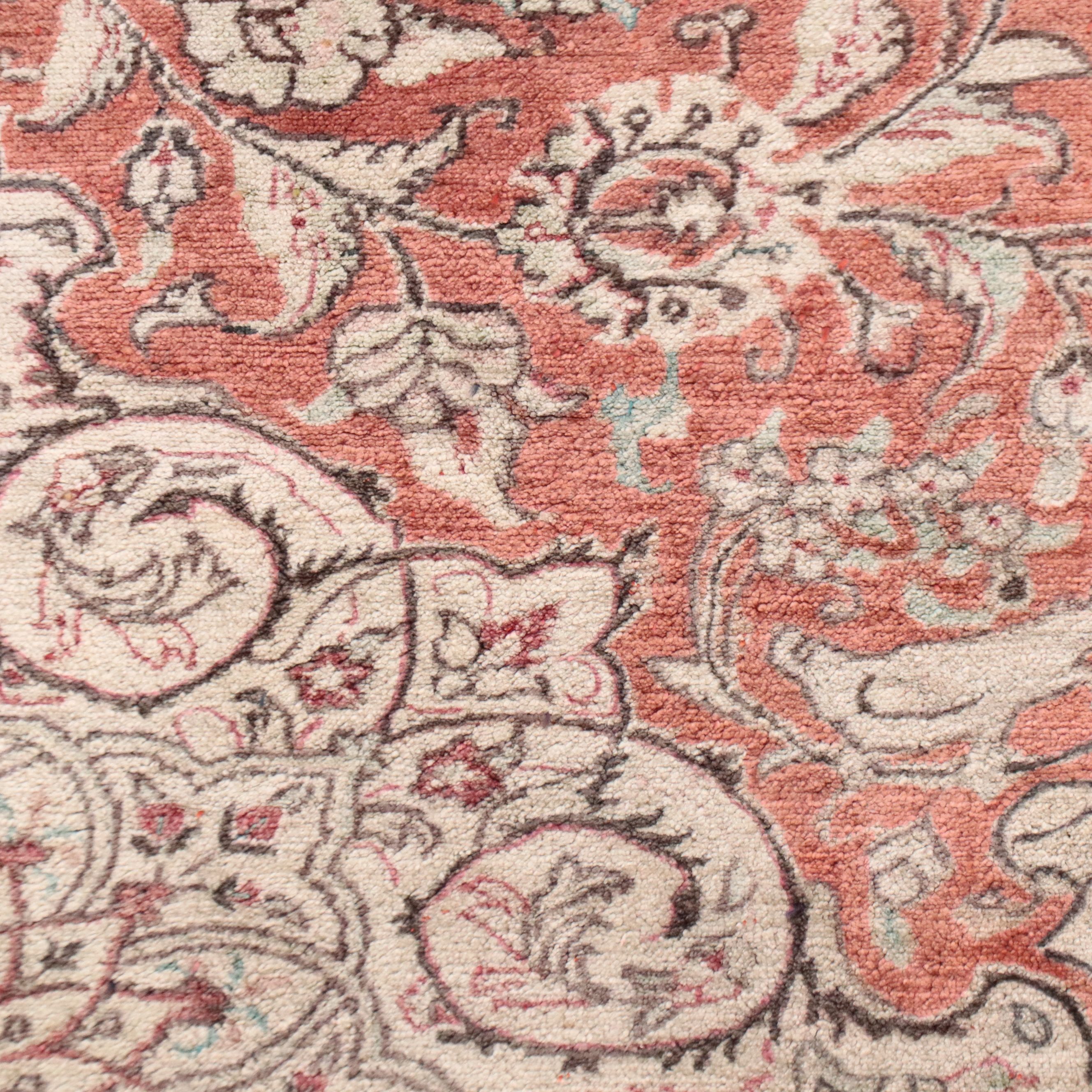 3'3 x 5' Hand-Knotted Persian Mashhad Area Rug