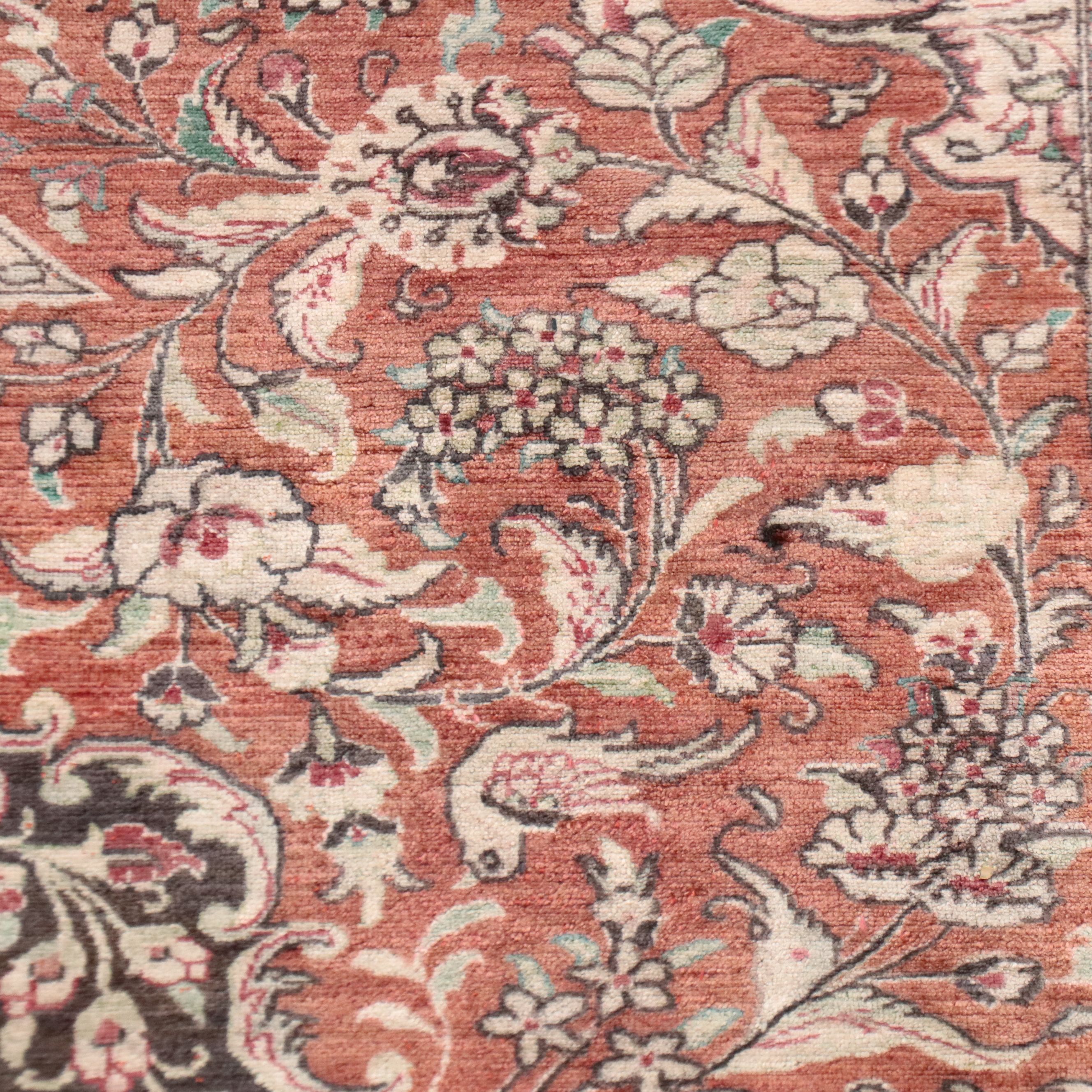 3'3 x 5' Hand-Knotted Persian Mashhad Area Rug