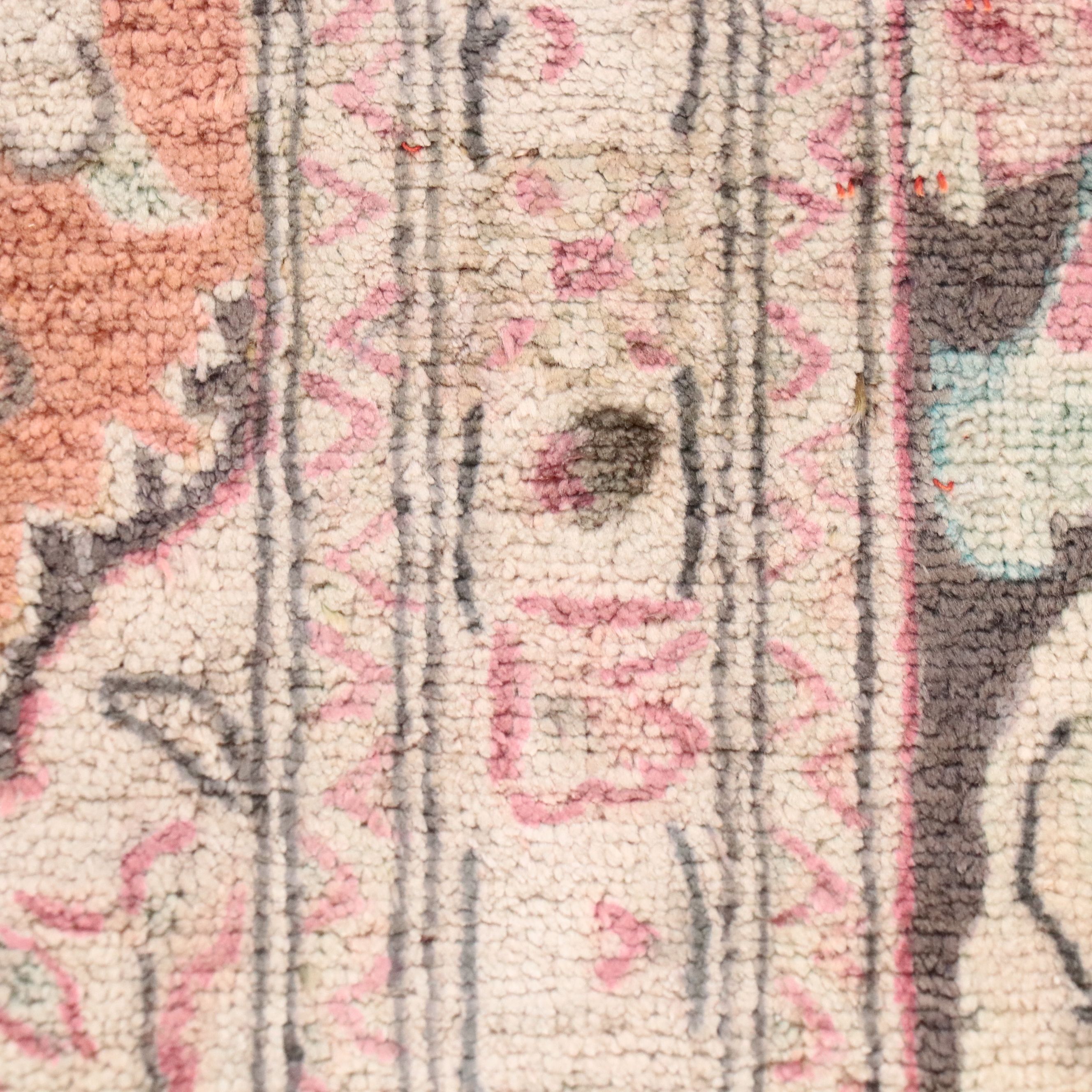 3'3 x 5' Hand-Knotted Persian Mashhad Area Rug