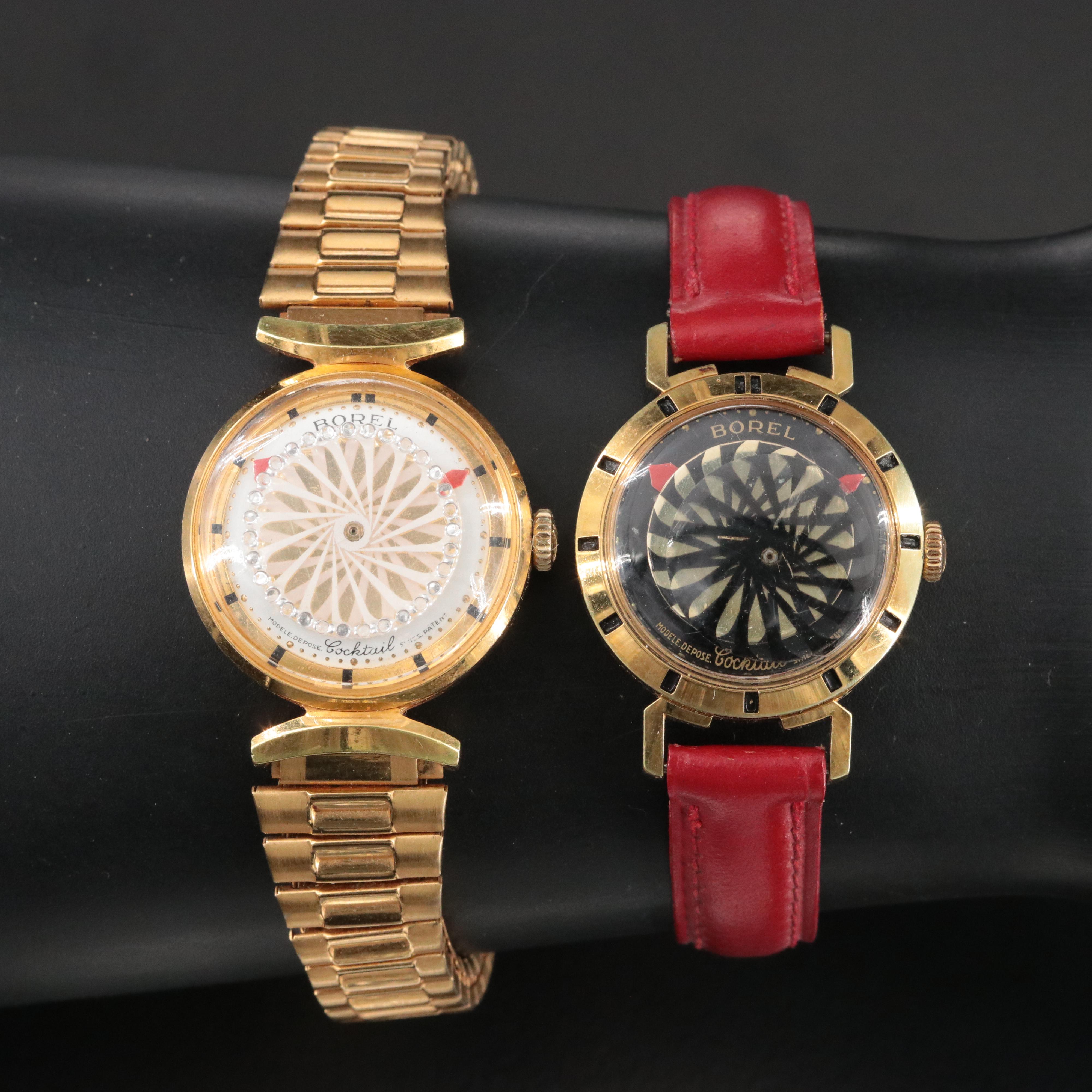 Borel Cocktail Kaleidescope Exhibition Caseback Watches