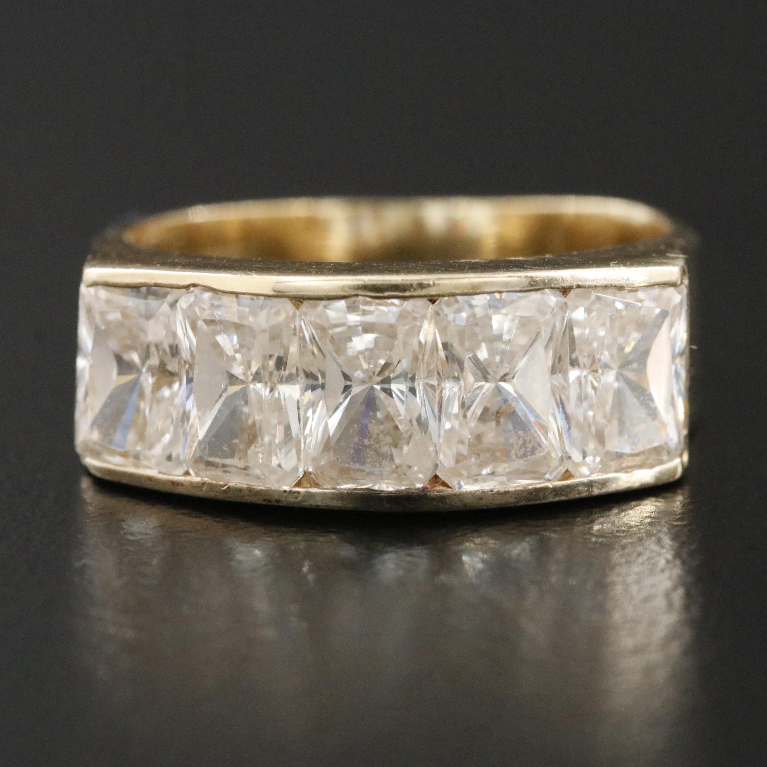 14K CZ Ring