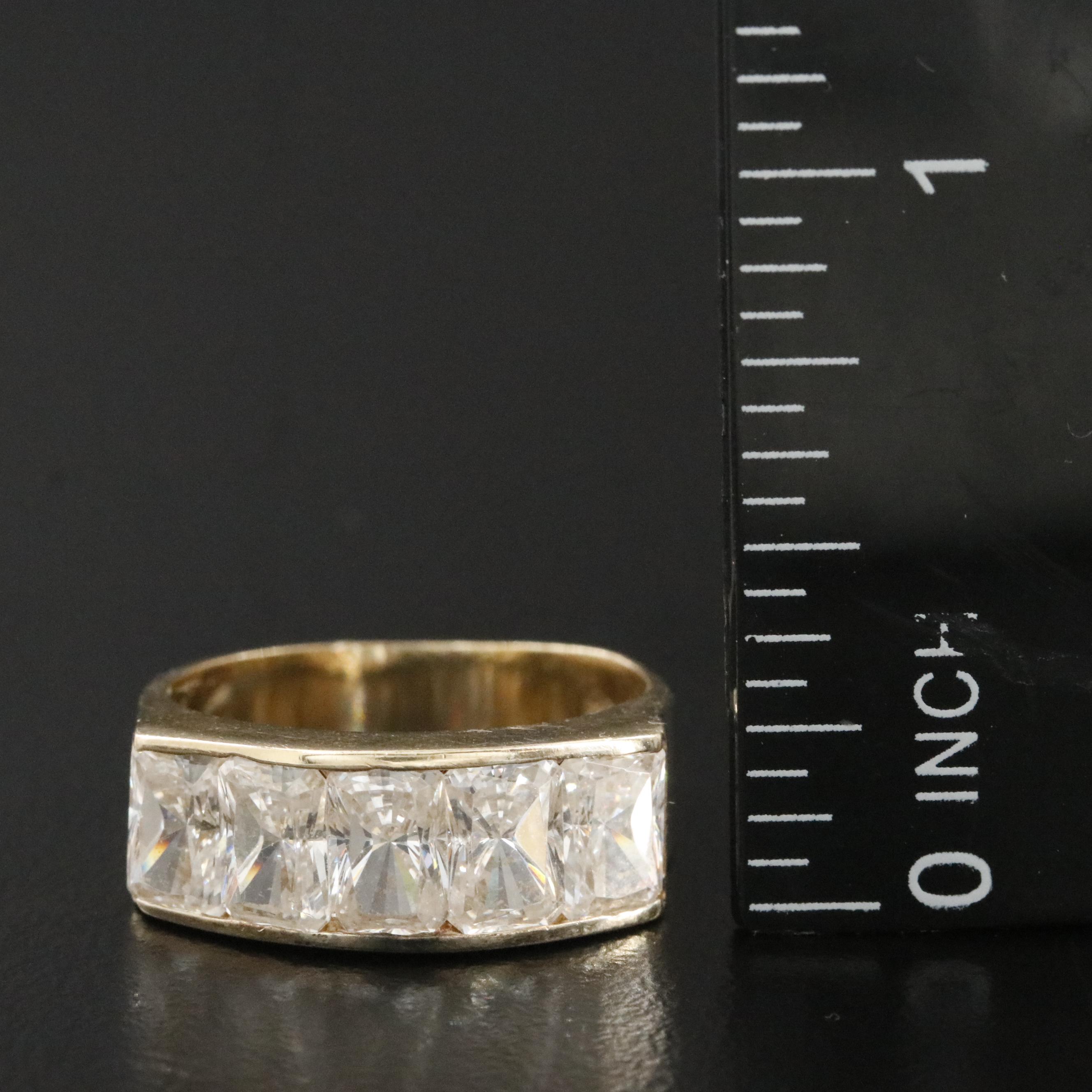 14K CZ Ring