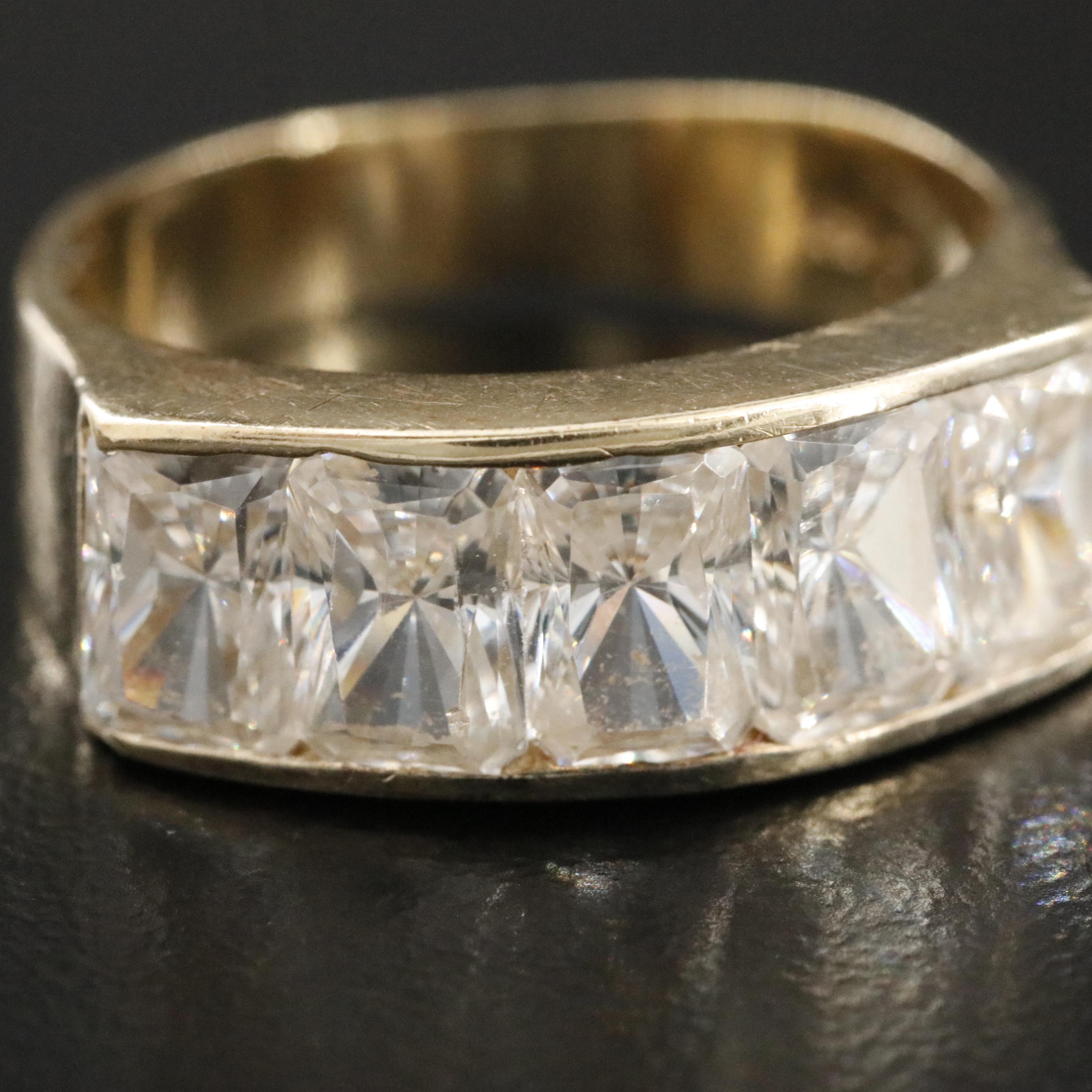 14K CZ Ring