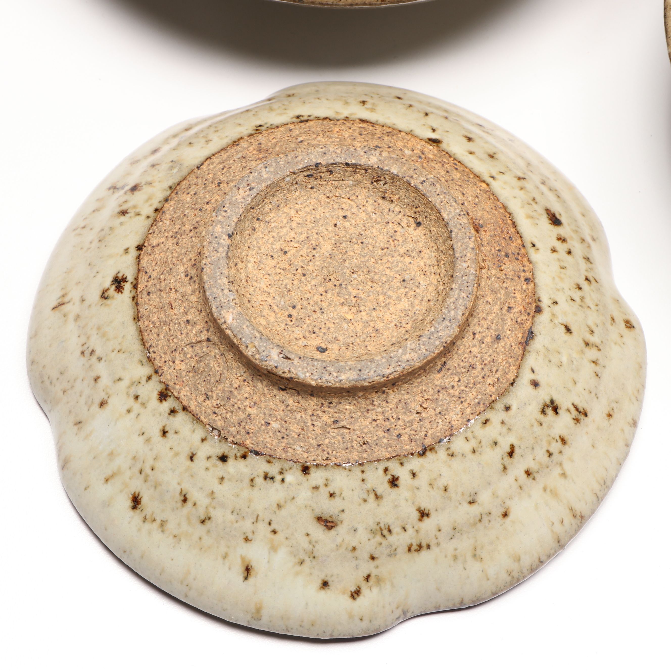 Wheel Thrown Flower and Vegetable Motif and More Art Pottery Dinnerware