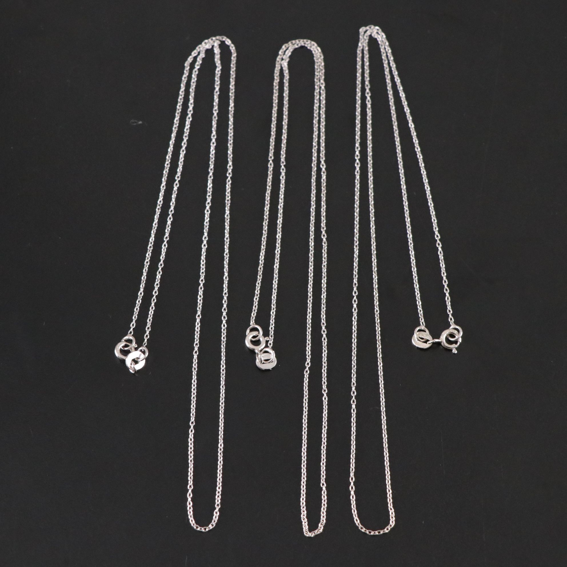 14 Assorted Sterling Silver Rings, Necklaces and Earrings