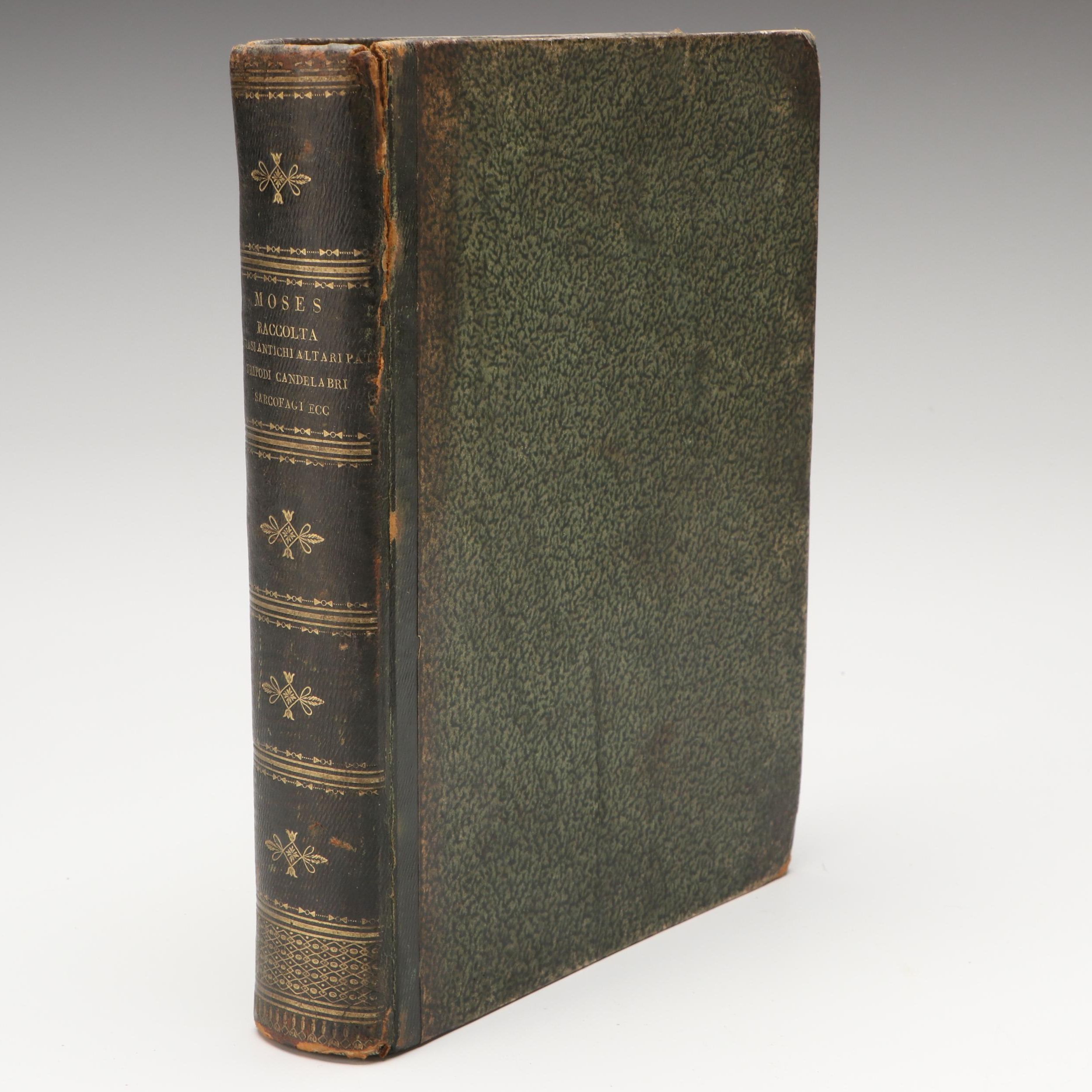 Illustrated "Raccolta di vasi antichi" by Enrico Moses, 1824