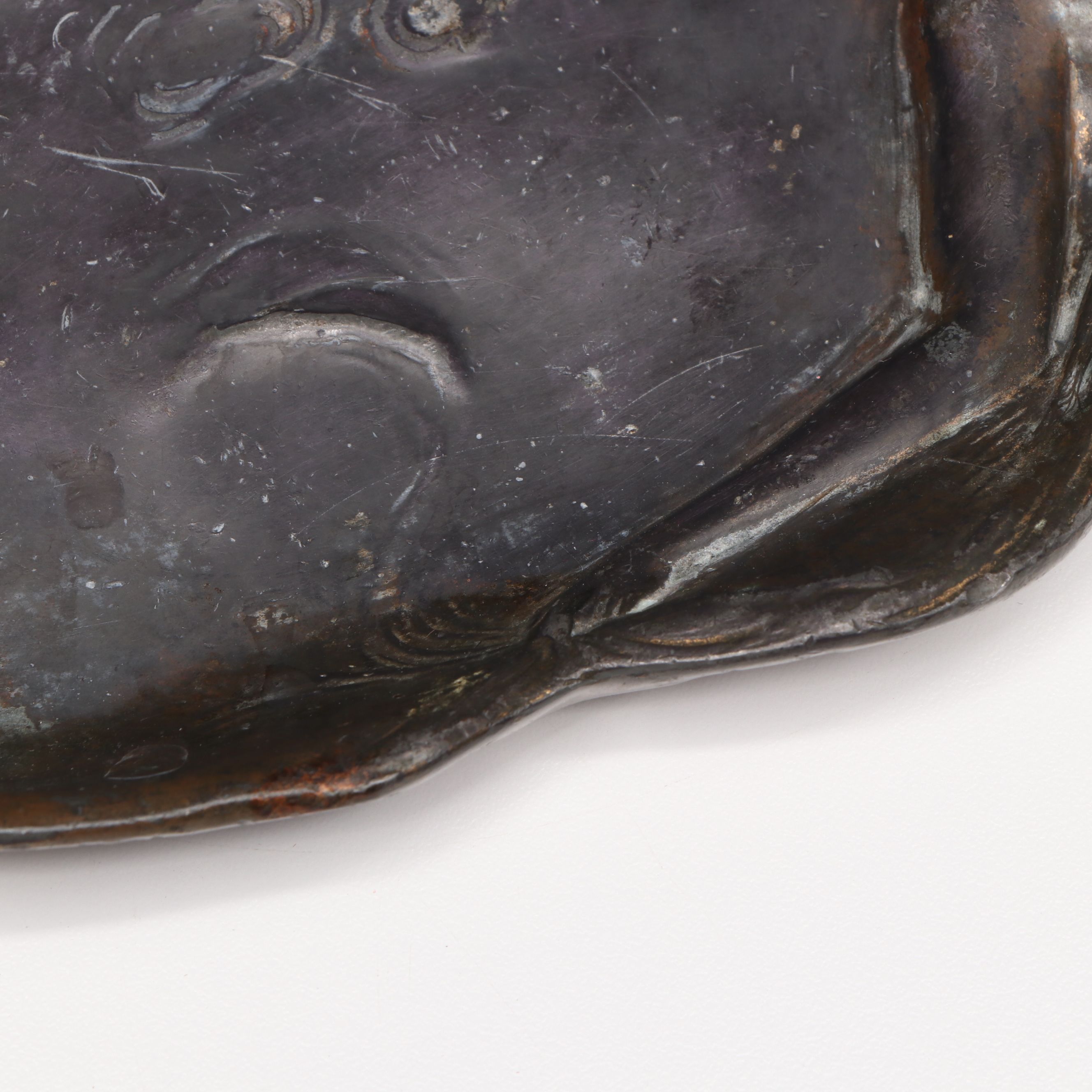 Art Nouveau Bronze Dish