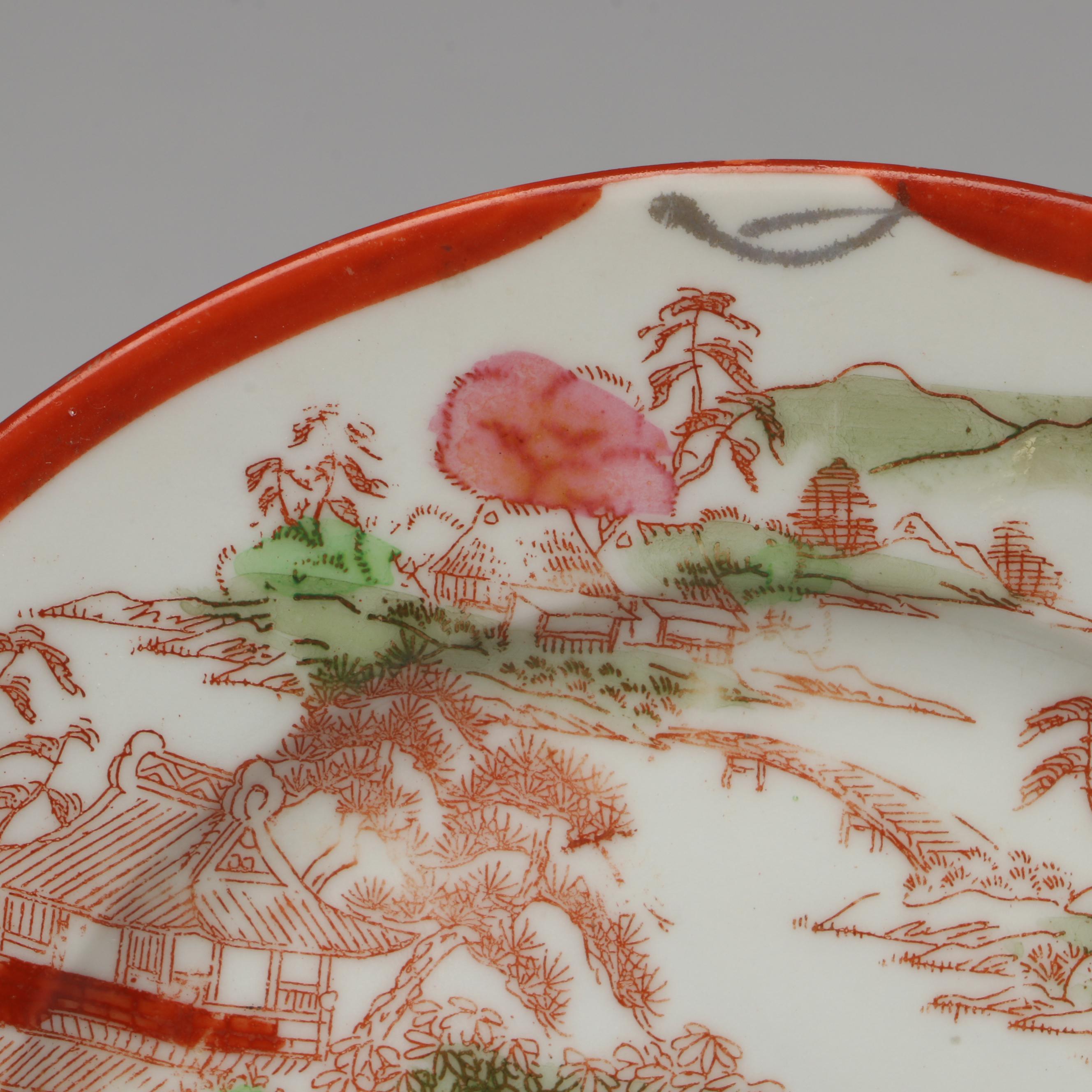 Japanese Hand-Painted Imari and Kutani Ware Porcelain Plates