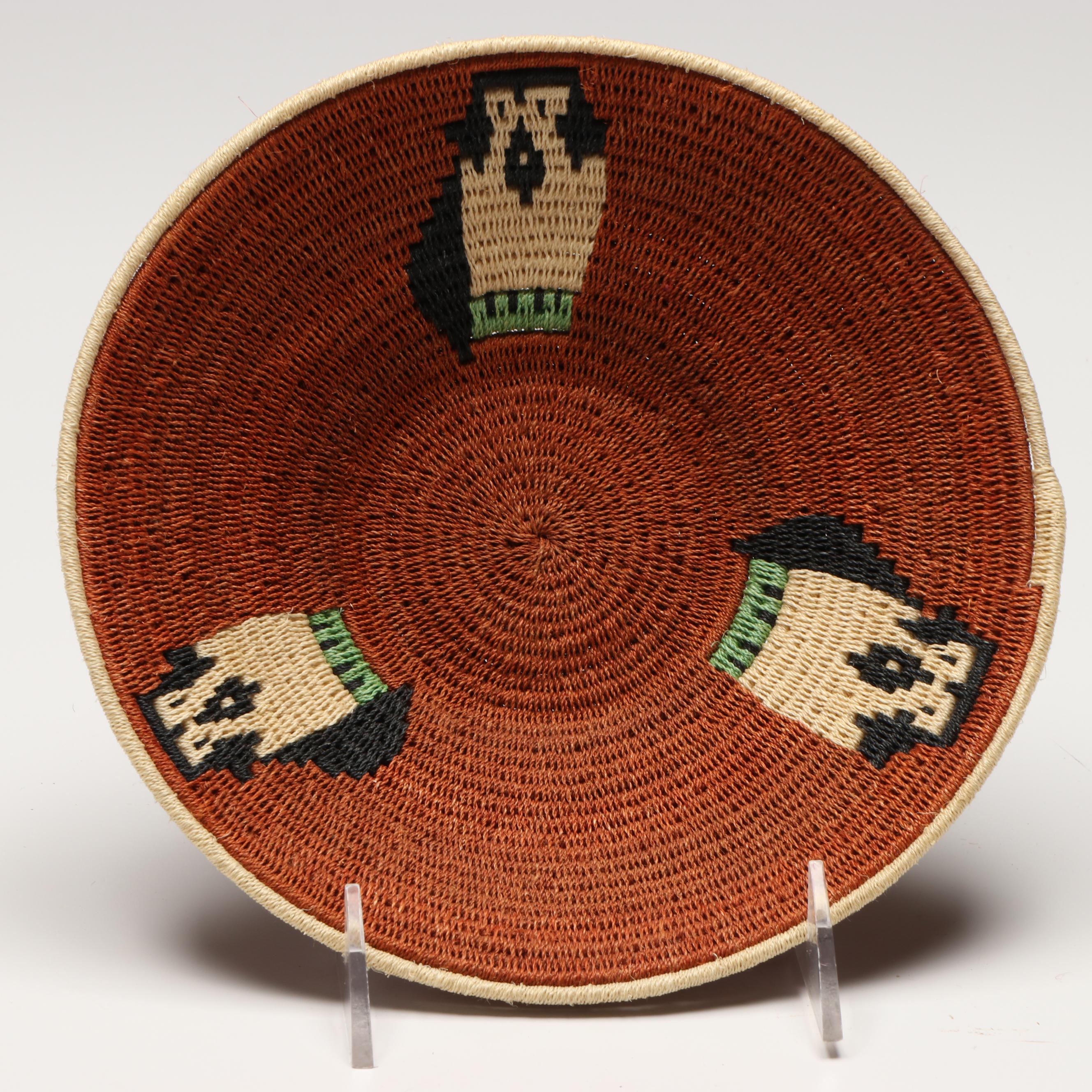 Eswatini Artisan Crafted Animal Pattern Sisal Baskets