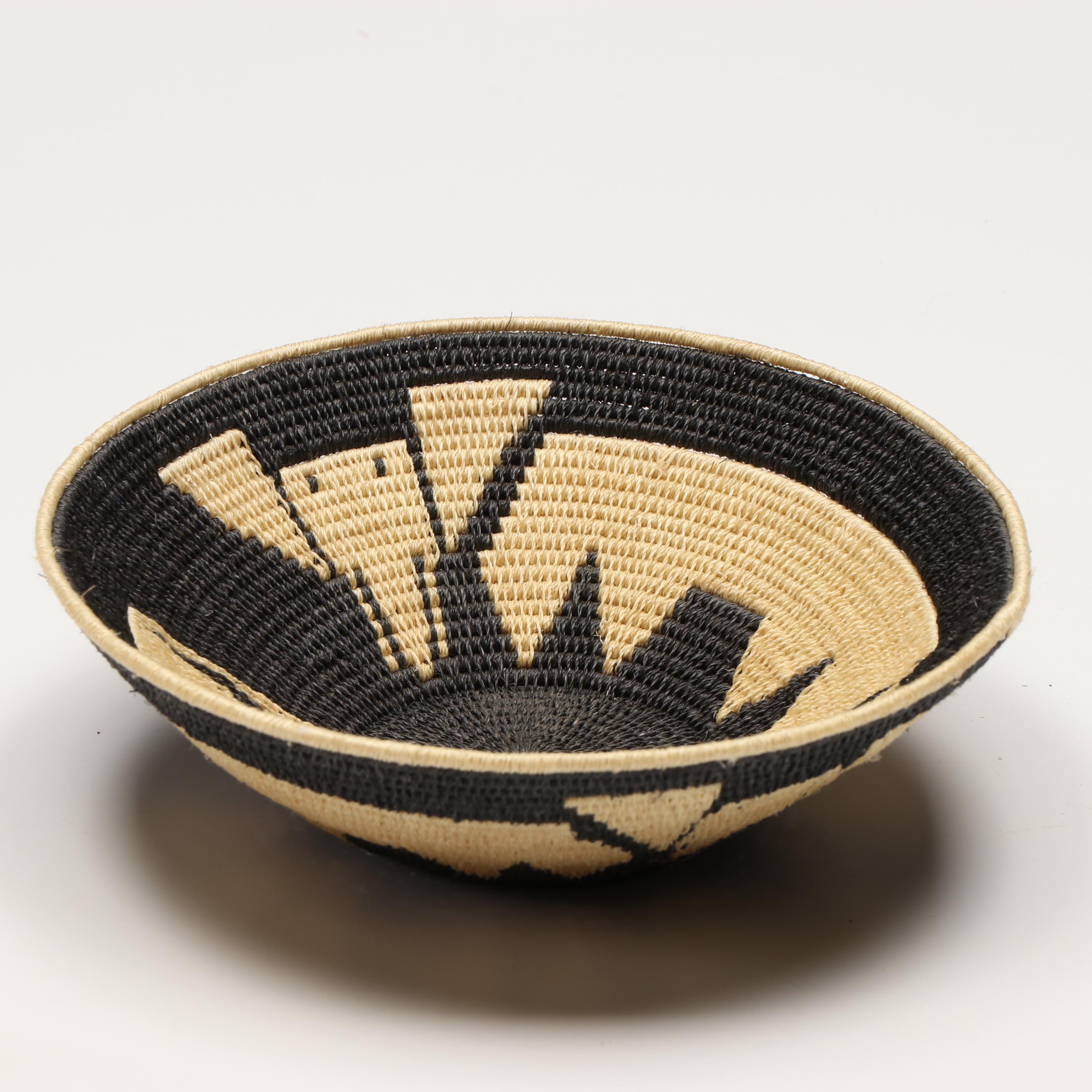 Eswatini Artisan Crafted Animal Pattern Sisal Baskets