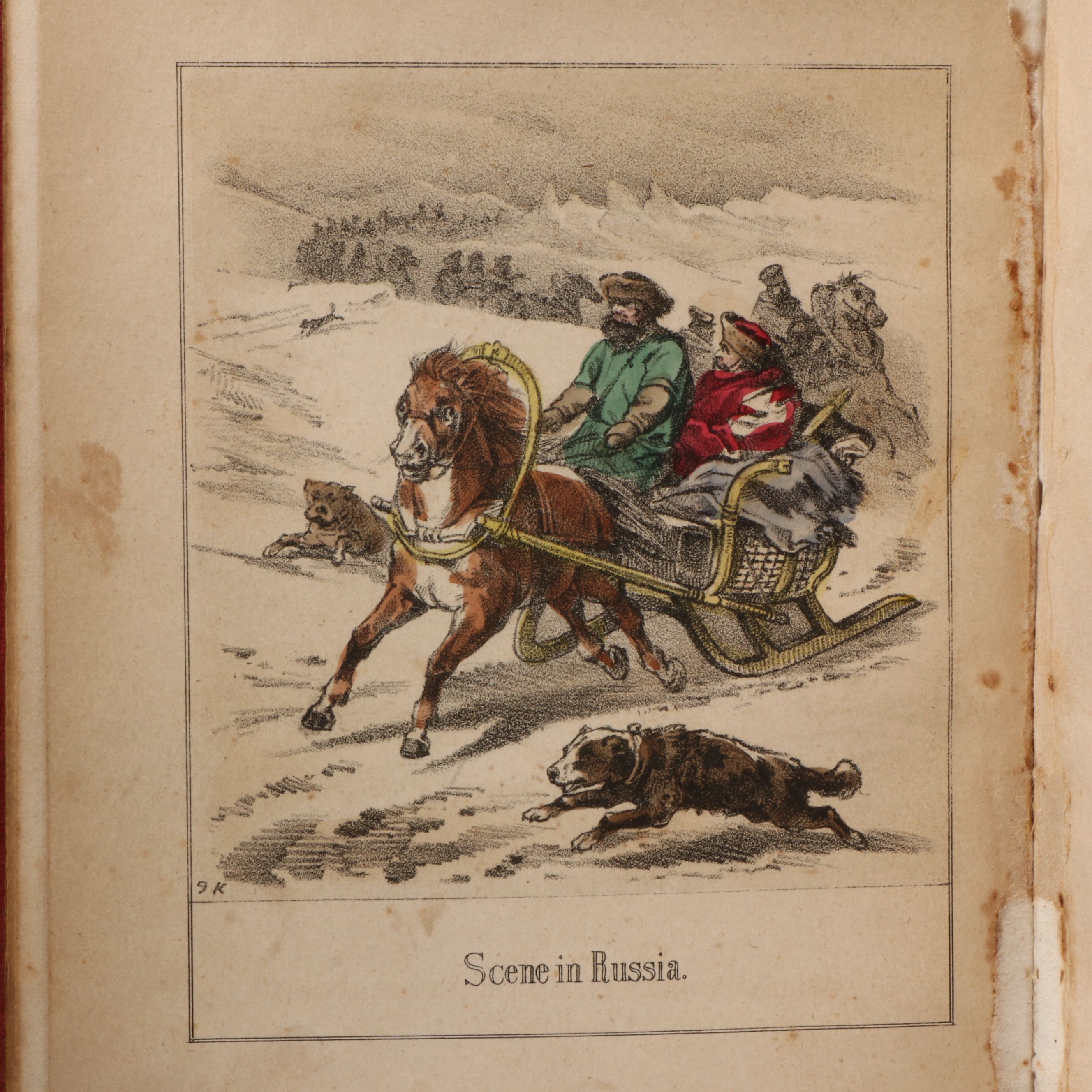 Illustrated "The Hunters of the World" by Theodor Dielitz, 1854