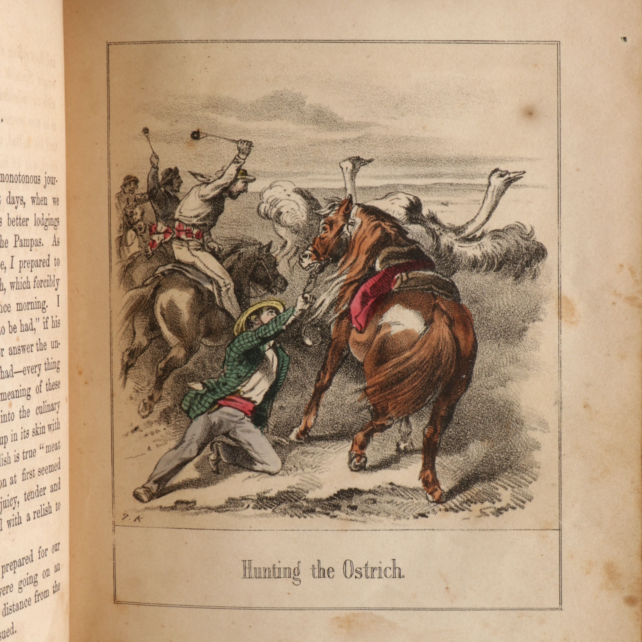 Illustrated "The Hunters of the World" by Theodor Dielitz, 1854