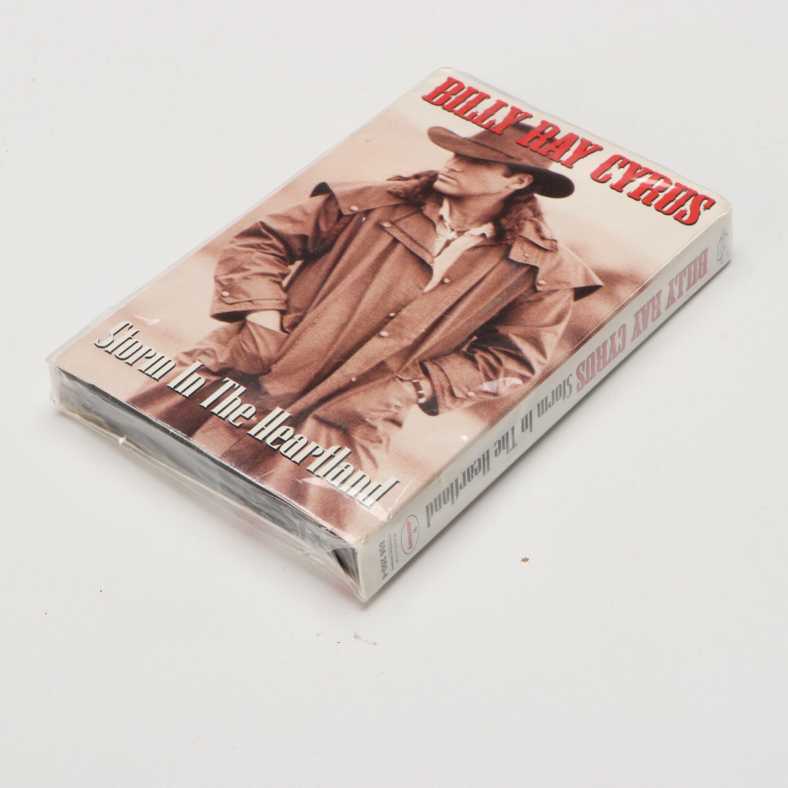 Loretta Lynn Hand Fan with Billy Ray Cyrus Cassette and Photo Book