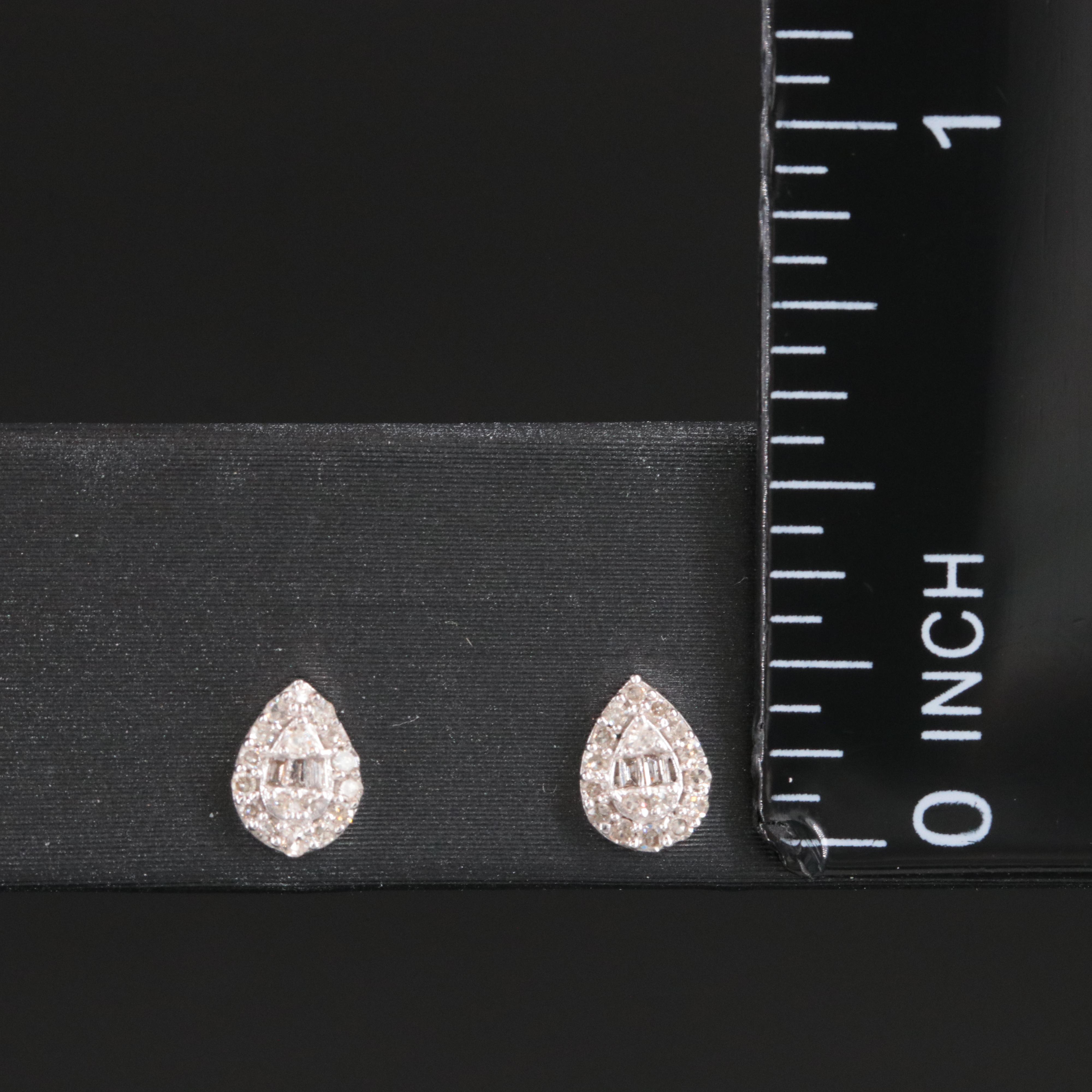18K 0.08 CTW Diamond Stud Earrings