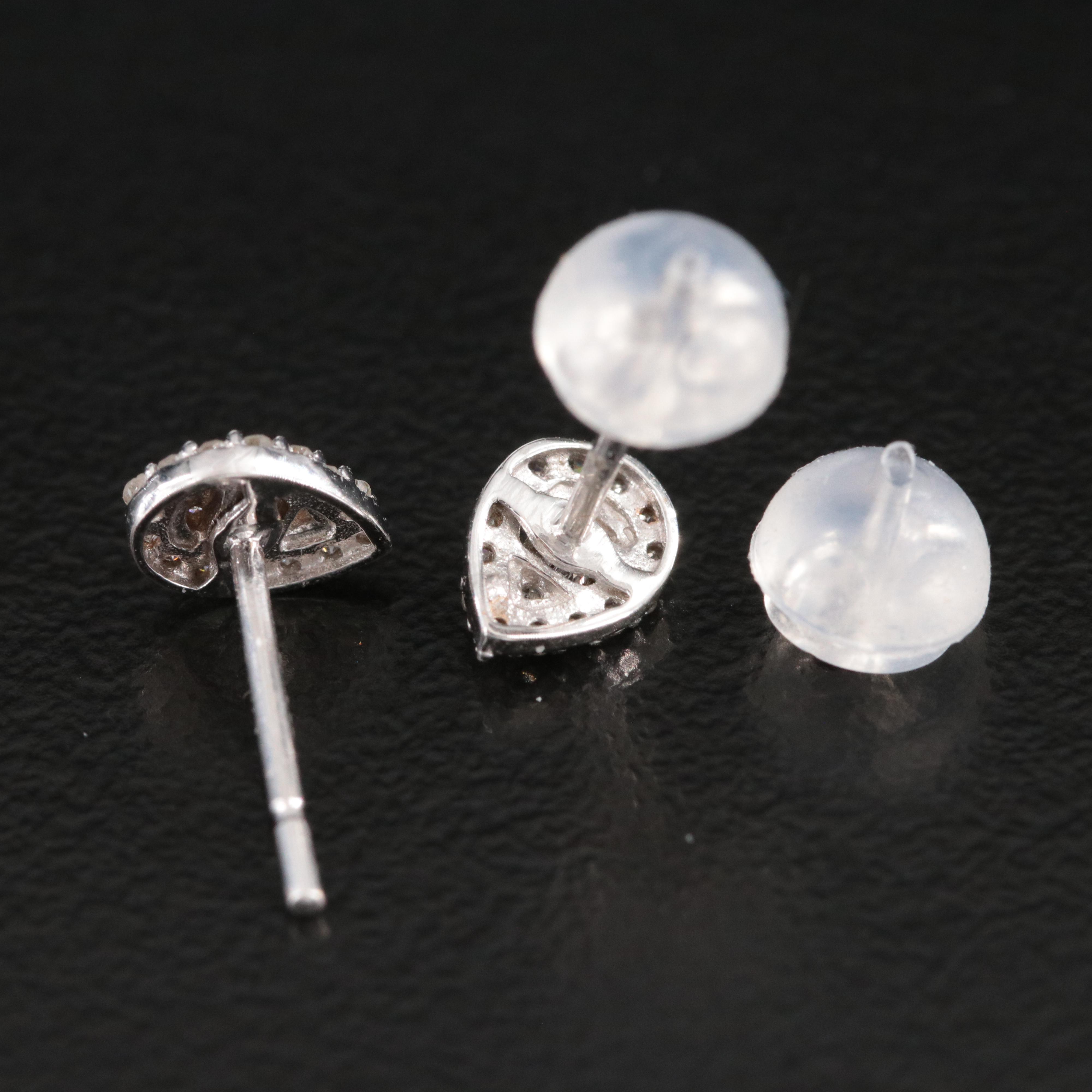 18K 0.08 CTW Diamond Stud Earrings