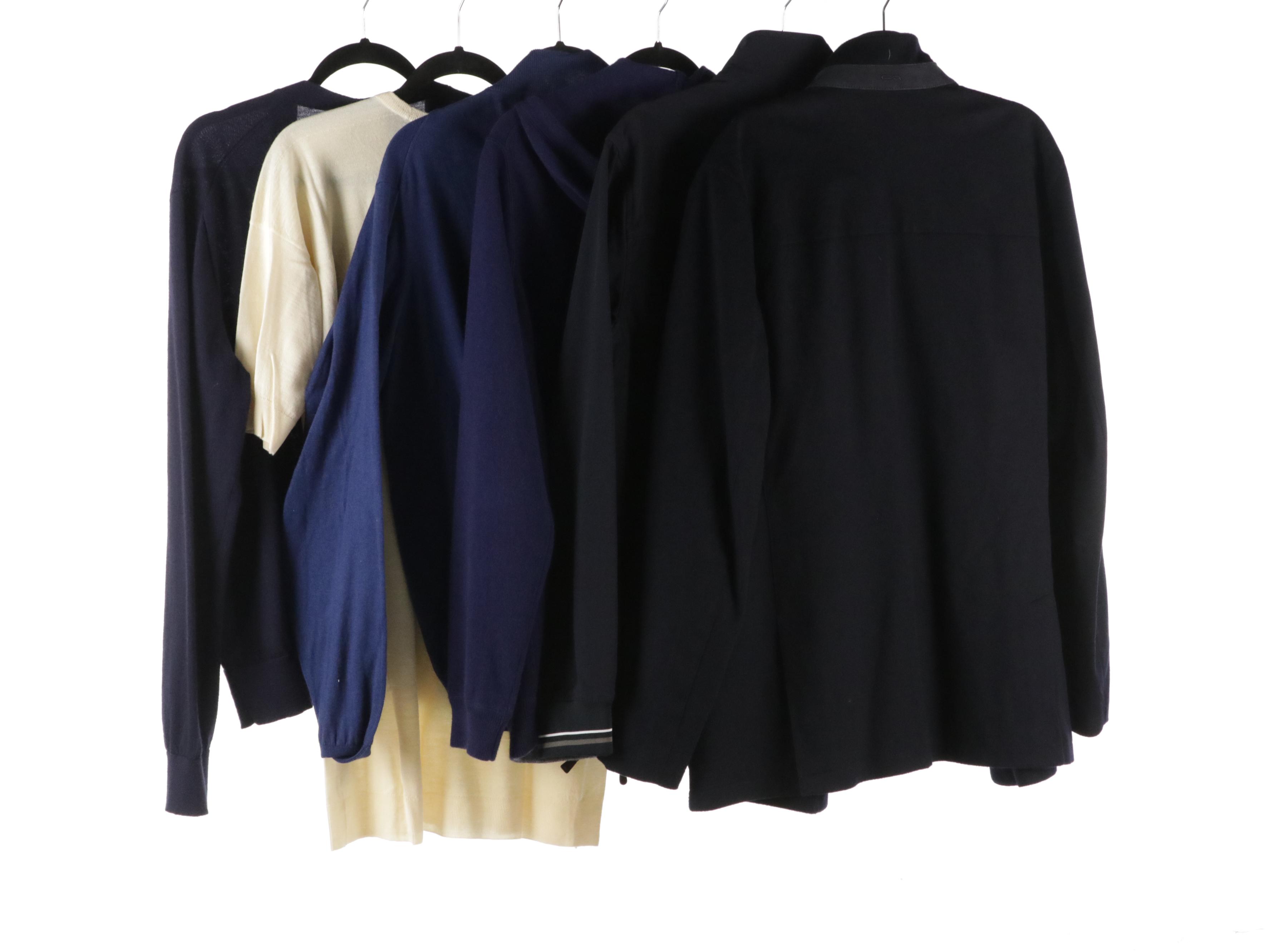 Men's Cesare Attolini Cashmere Coat, Polo Ralph Lauren Cashmere Cardigan & More