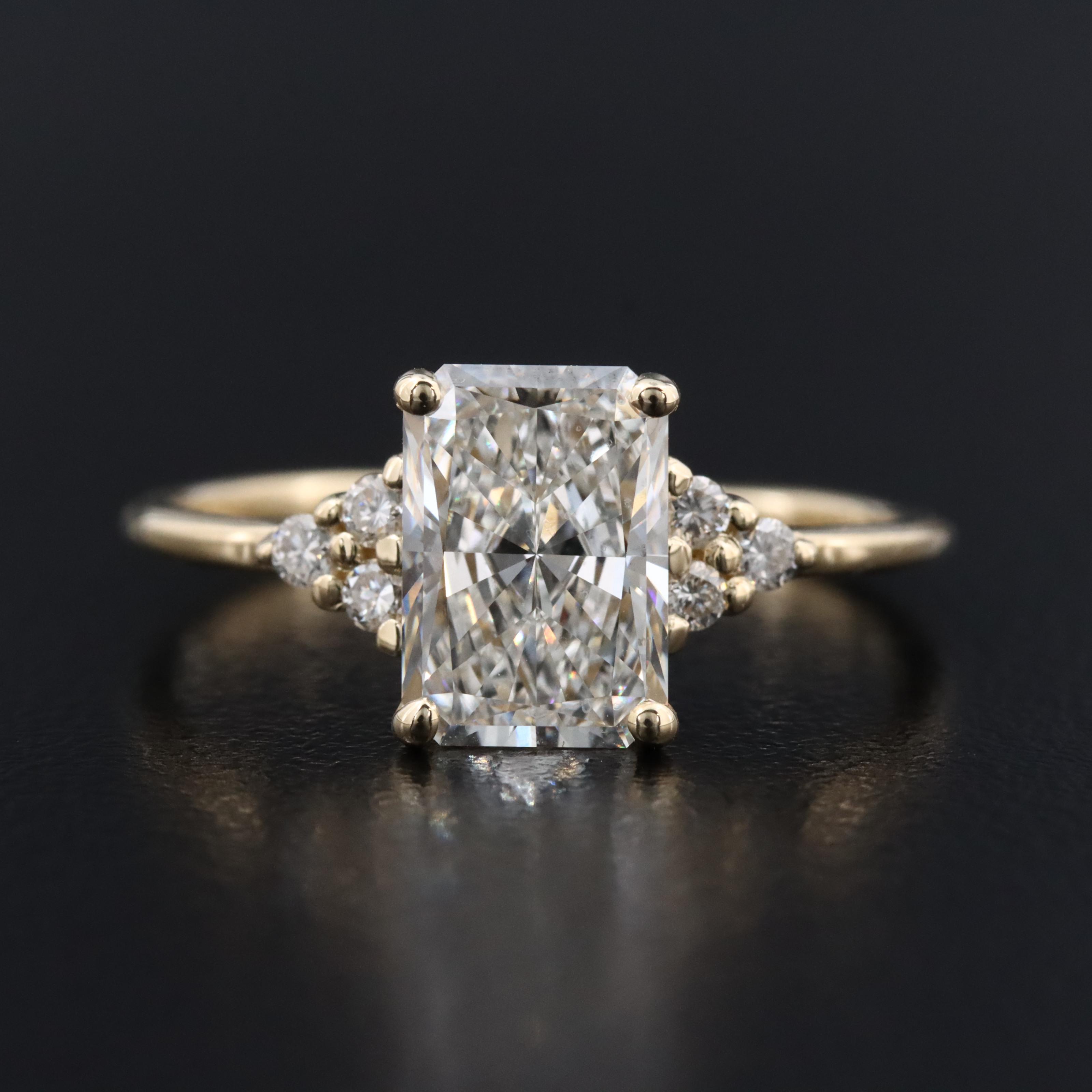 14K 2.23 CTW Lab Grown Diamond Ring with IGI Report