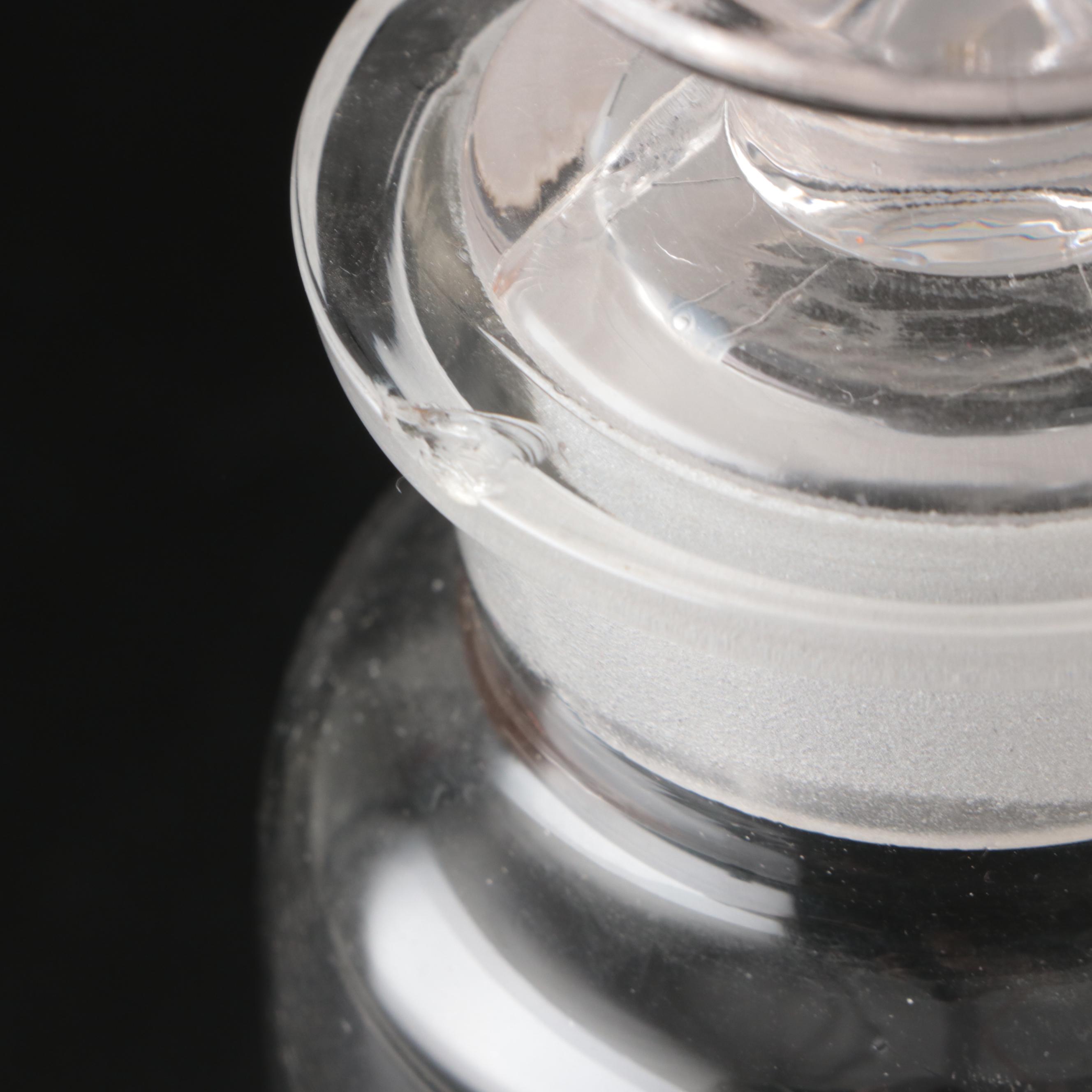 Crocus, Lycopodium, and Chenopod Glass Apothecary Jars