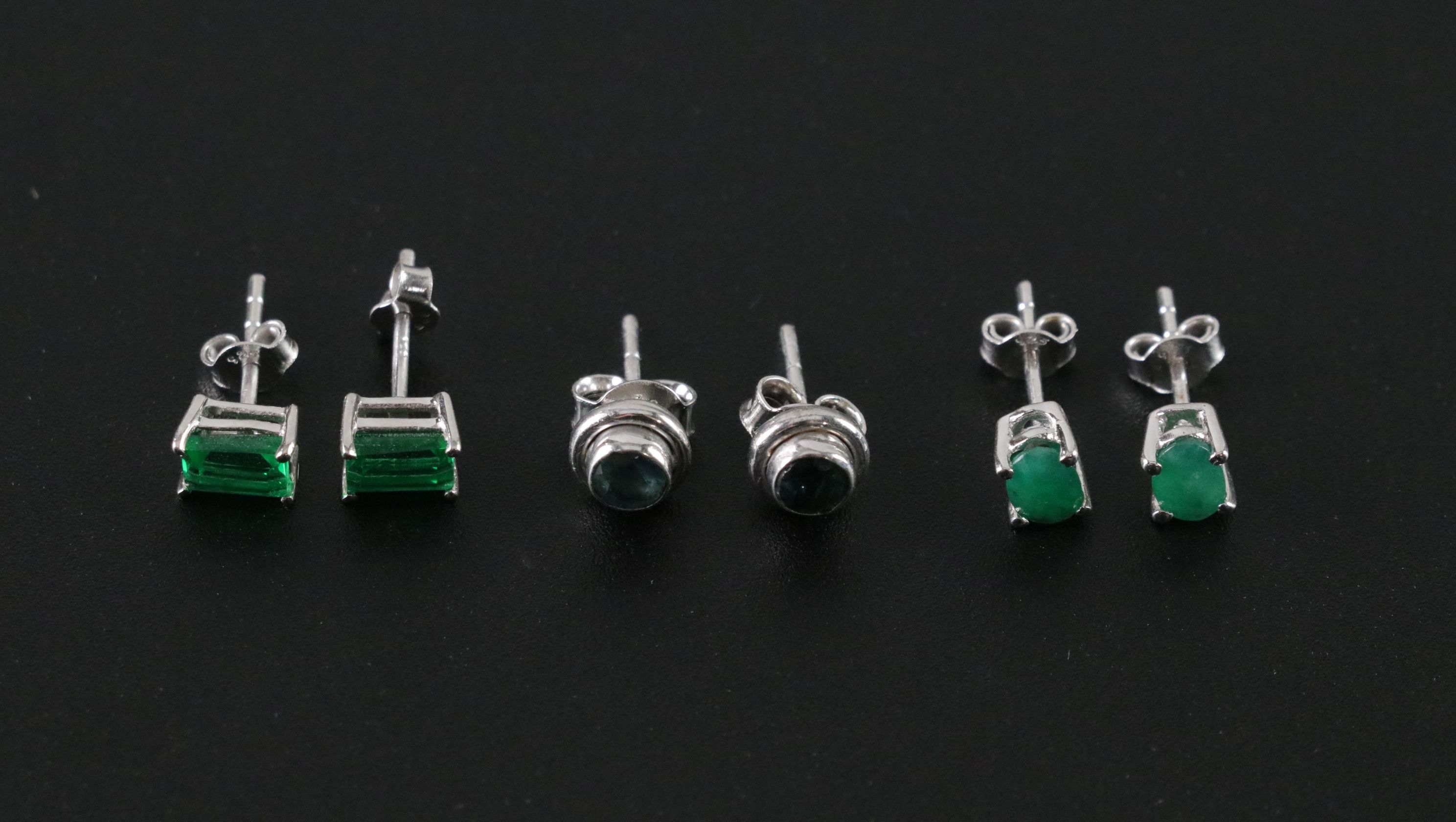 14 Assorted Sterling Silver Rings, Necklaces and Earrings