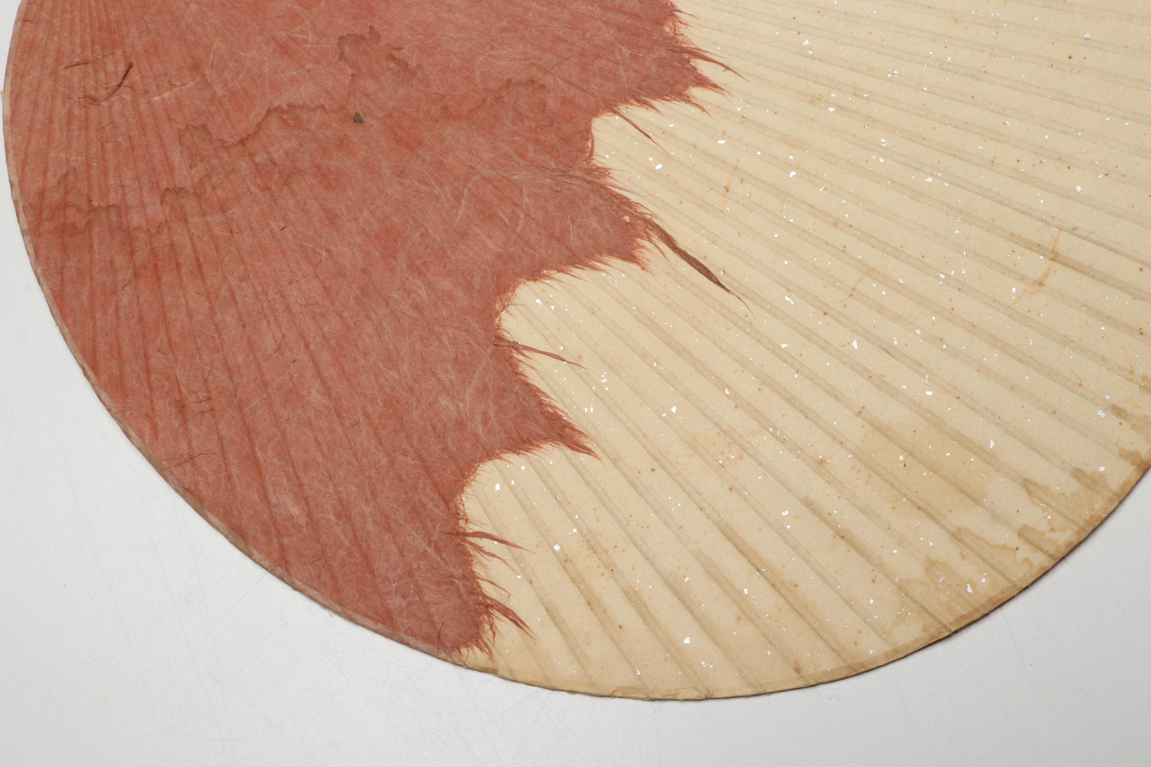 Katoh Terukuni and More Japanese Miyako Uchiwa Bamboo and Washi Paper Hand Fans