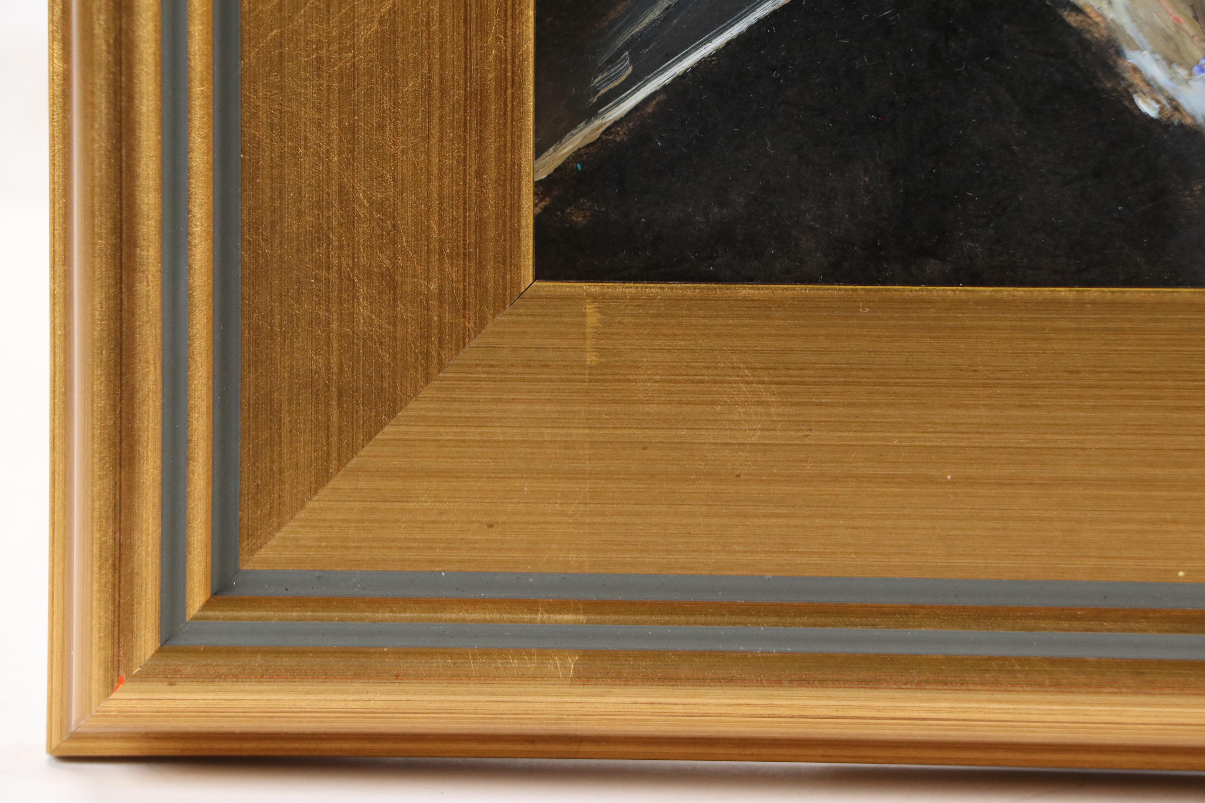 Natalia Demenko Oil Painting of Ruby-Throated Hummingbird, 21st Century