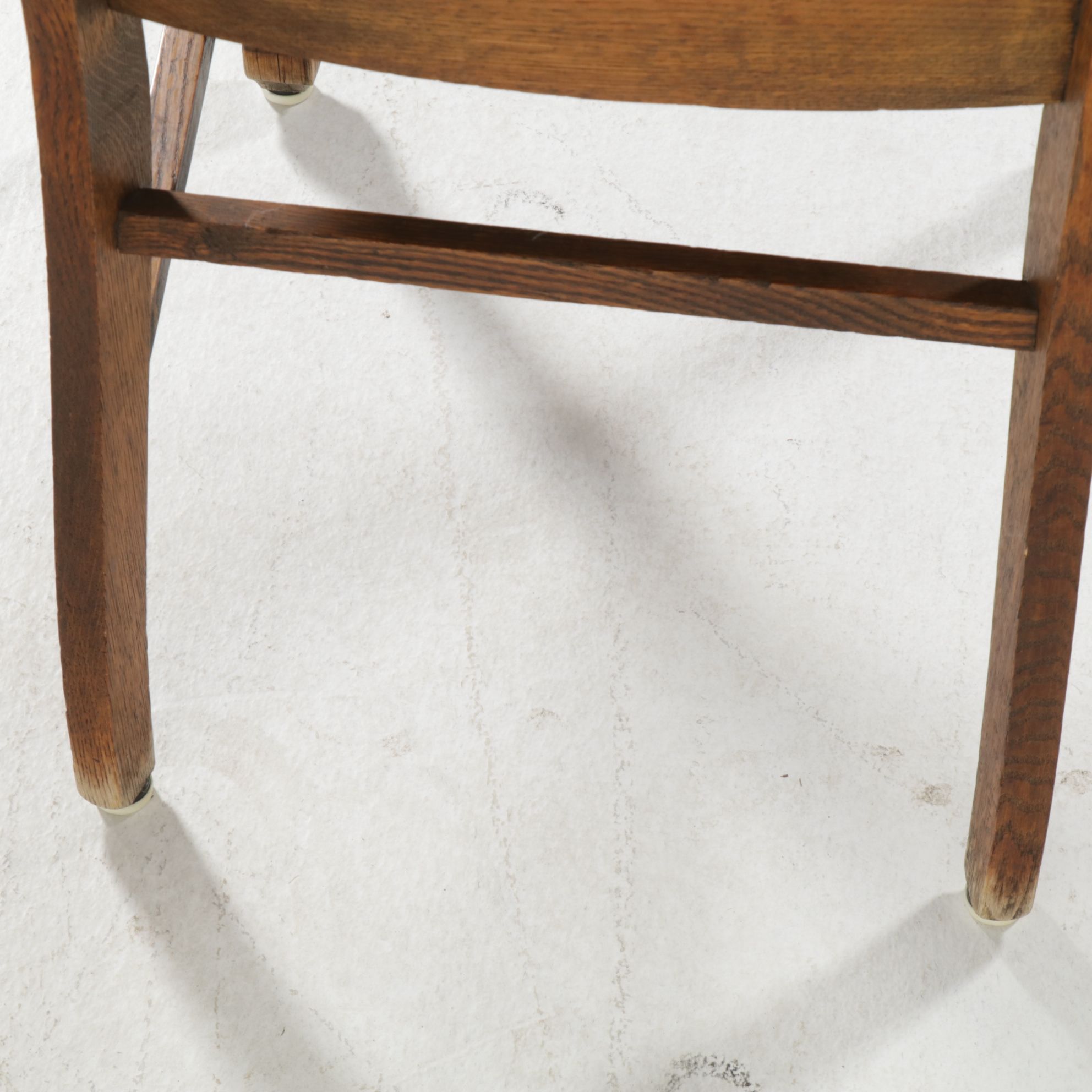 Oak Dining Chairs, Set of Four, Early 20th Century