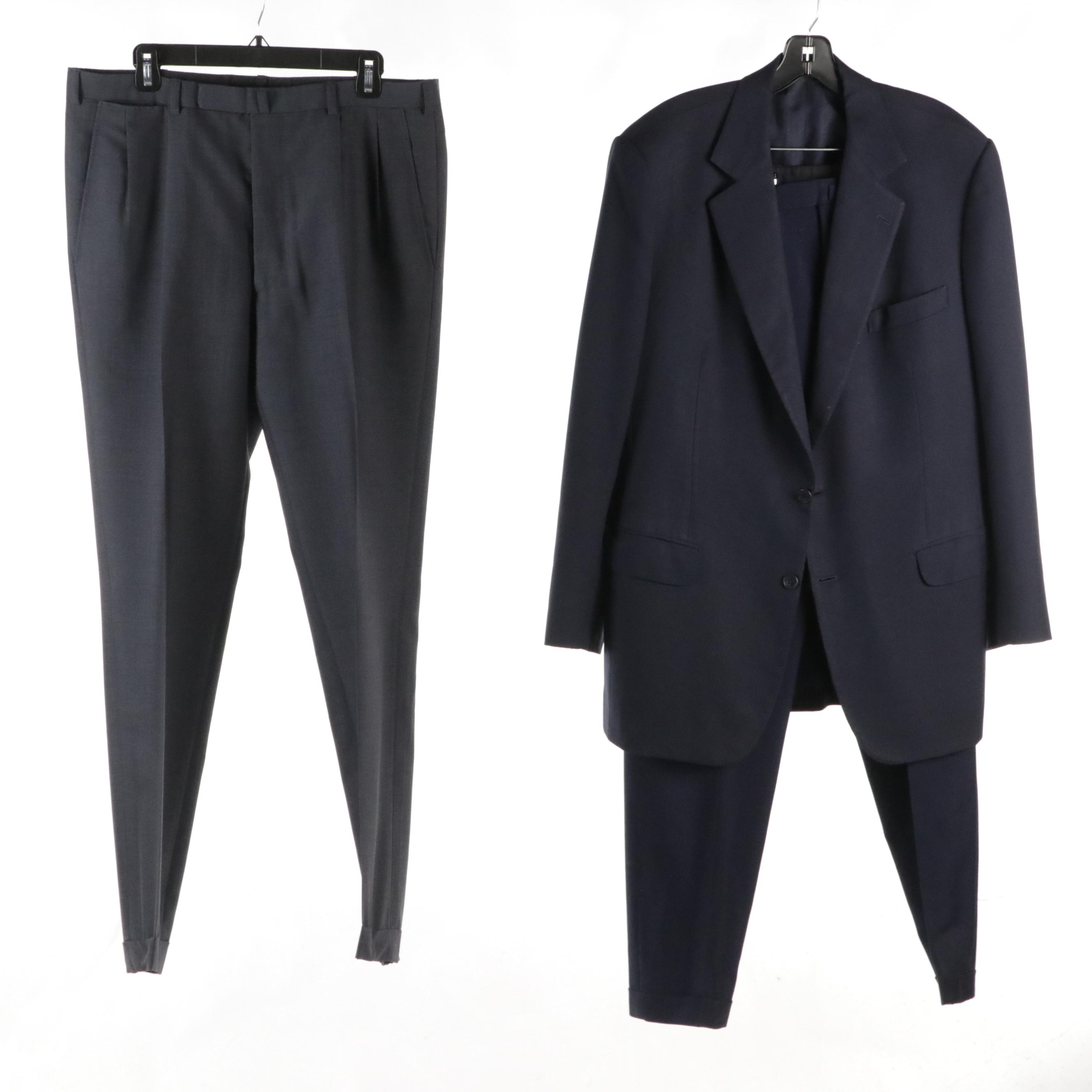 Men's Charvet Two-Piece Suits and Trousers