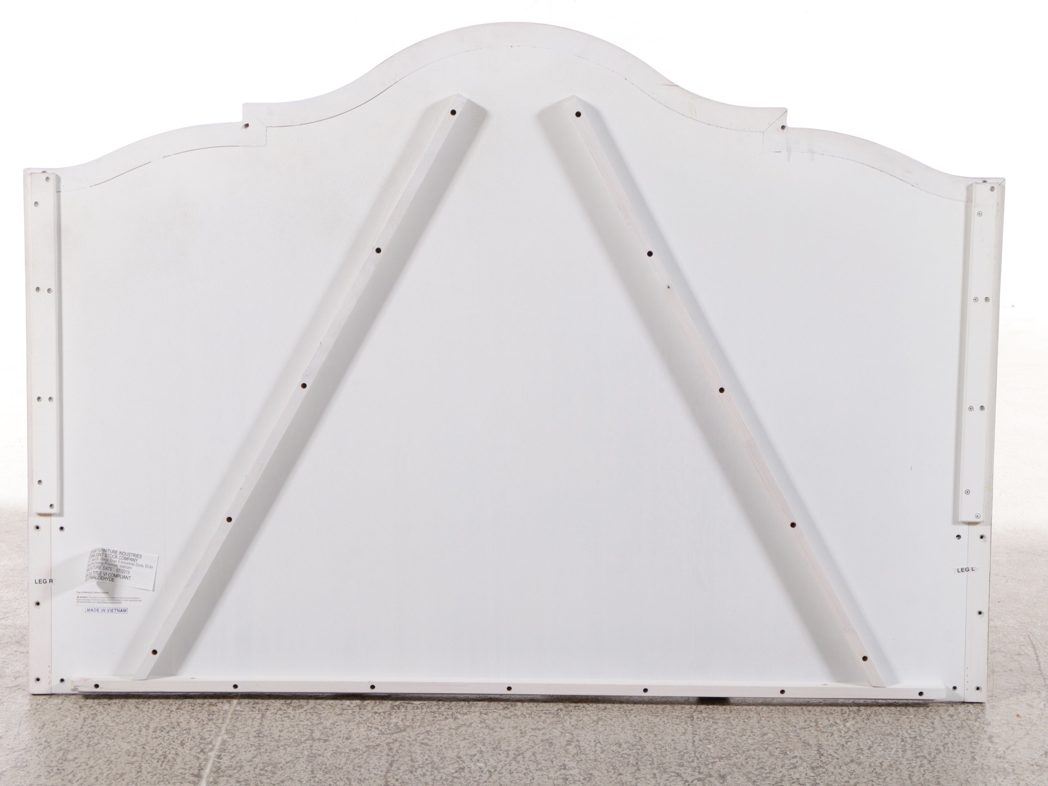 Liberty Furniture Queen Wooden Louis XVI Style Panel Headboard