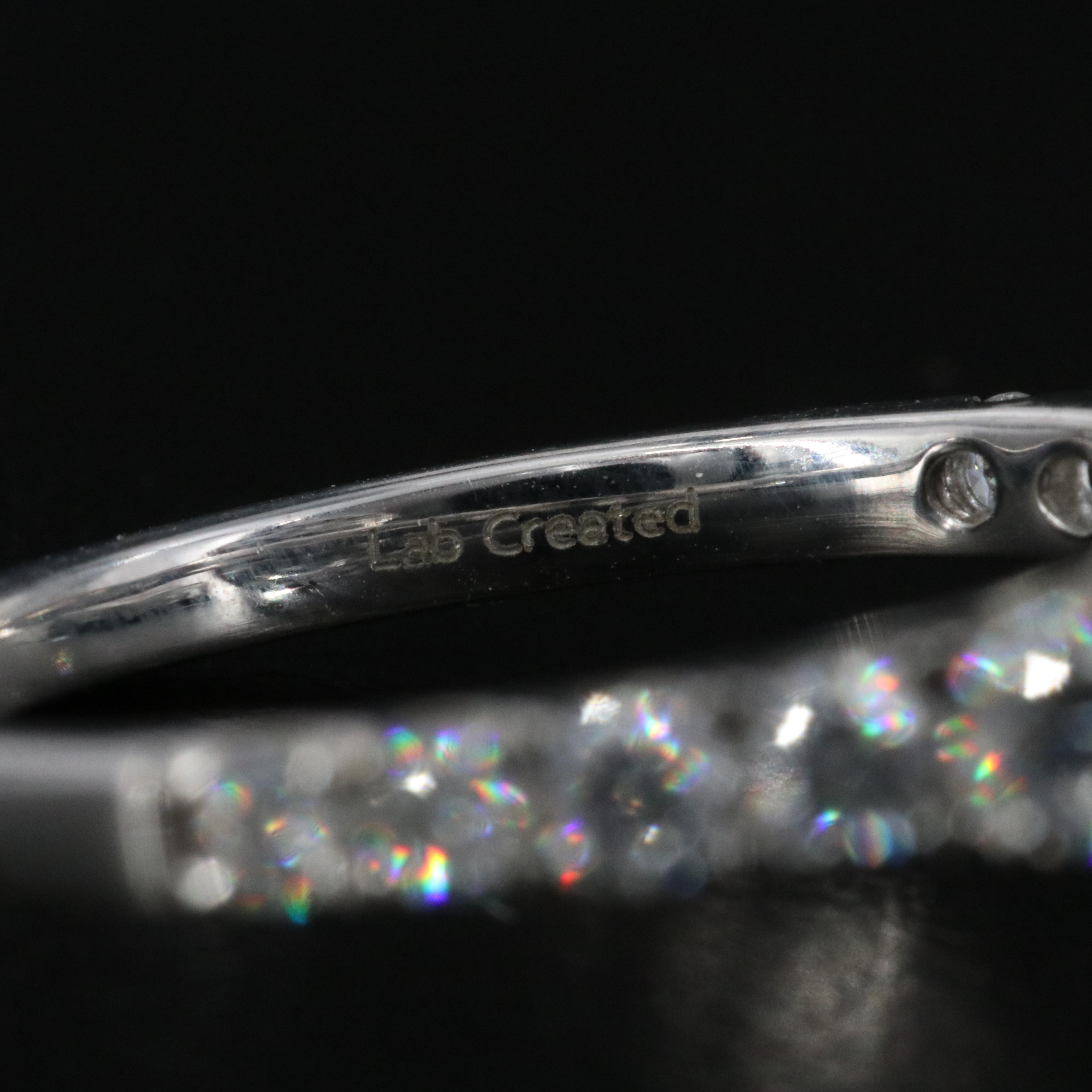 14K 4.82 CTW Lab Grown Diamond Halo Ring