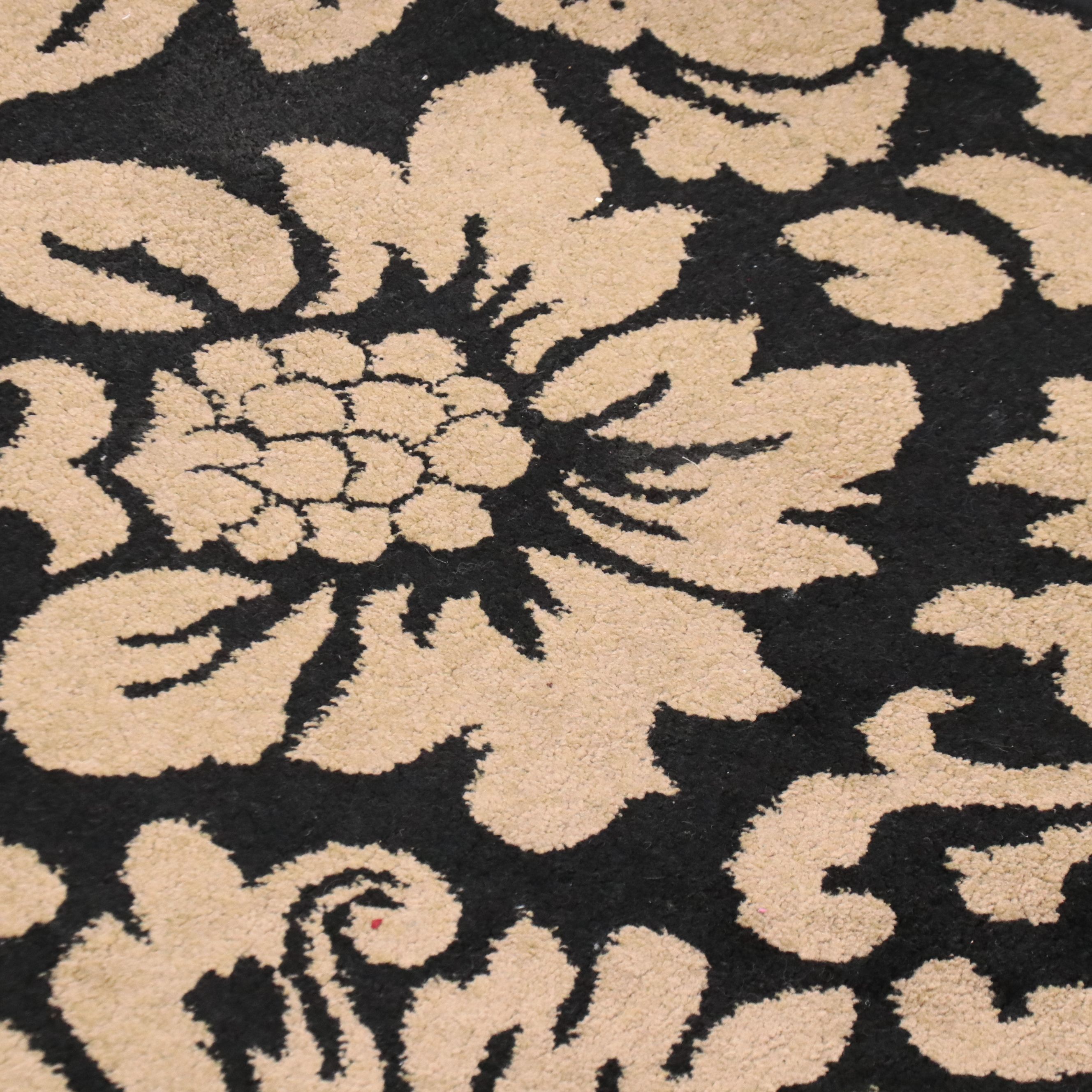 5'3 x 5'3 Machine Made Round Italian Como Round Accent Rug