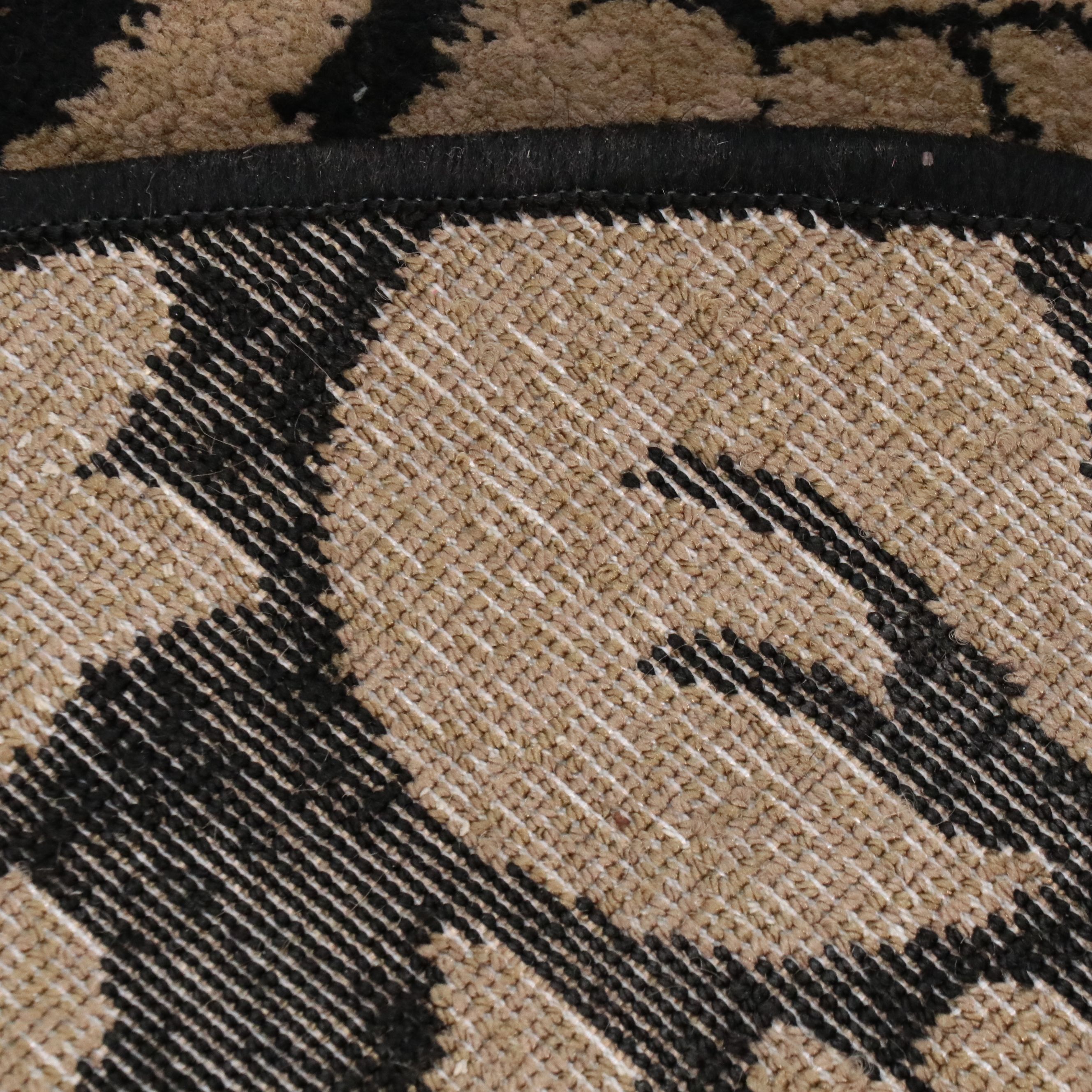 5'3 x 5'3 Machine Made Round Italian Como Round Accent Rug