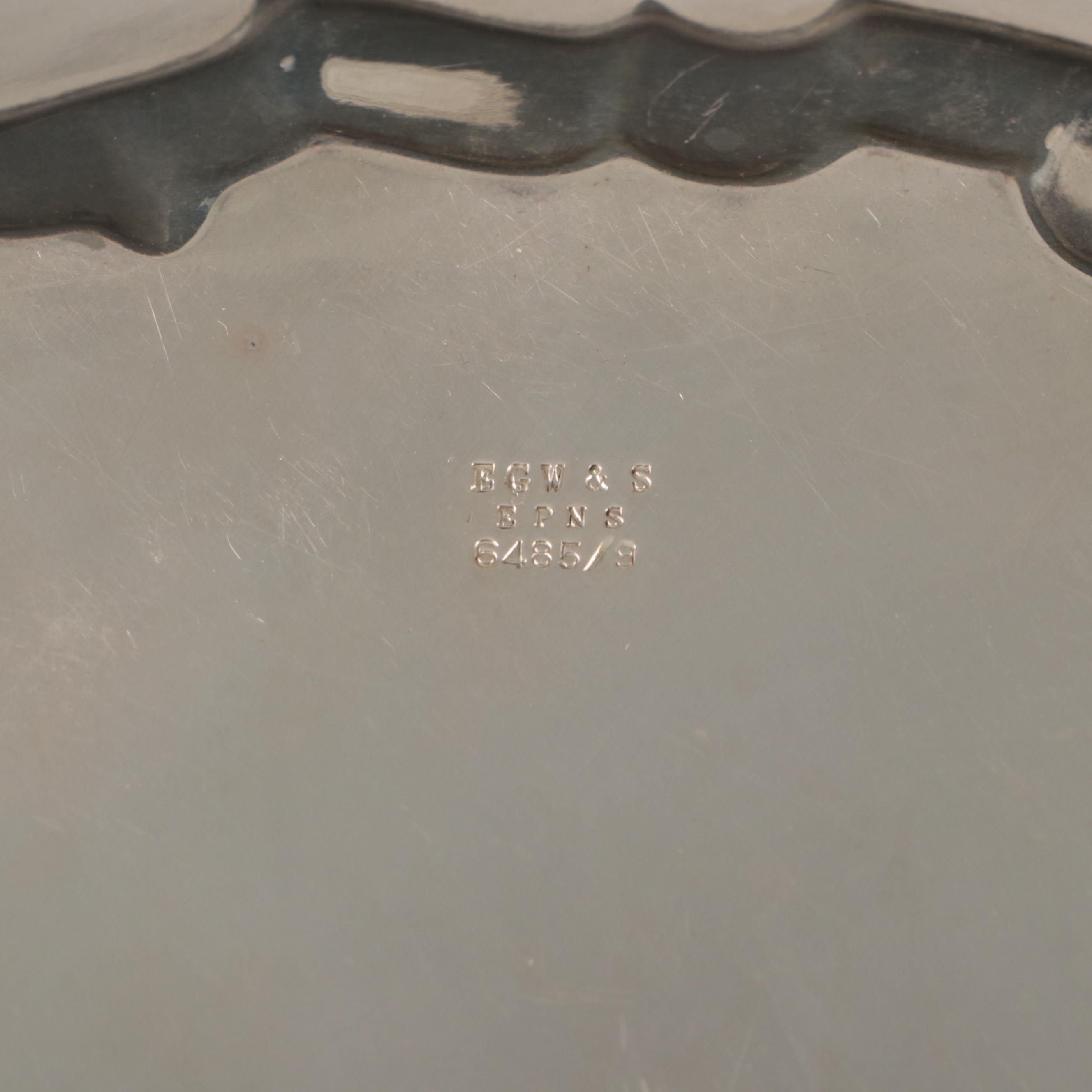 Watson Company Silver Plate Trivet, Silver Plate Platters, and More Tableware